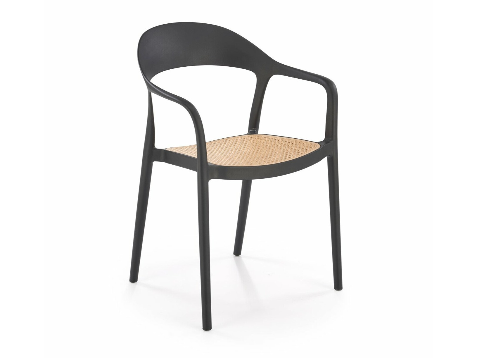 Chair Houston 1673 (Black + Light brown)