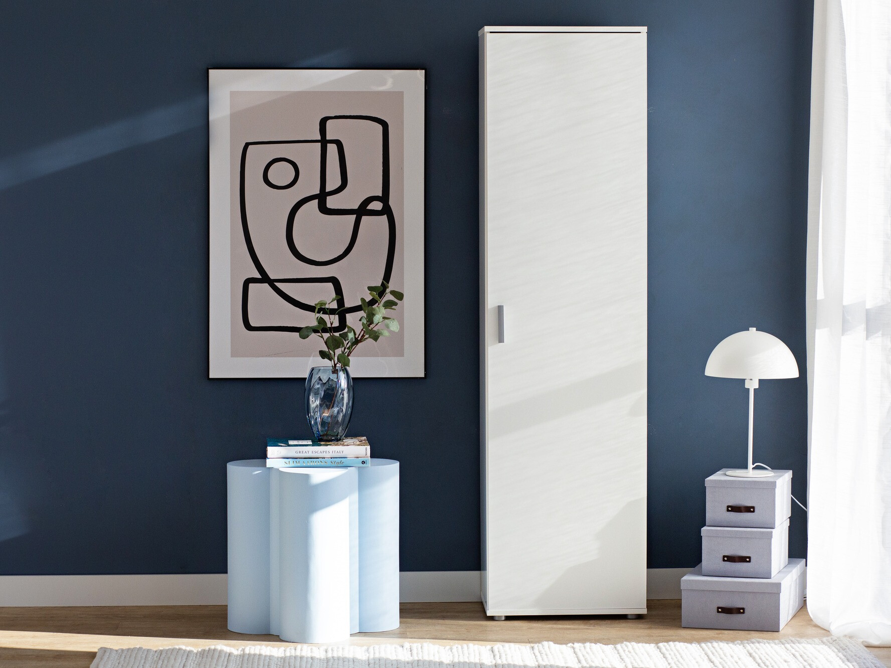 Βιβλιοθήκη Bristol 200 (Άσπρο)