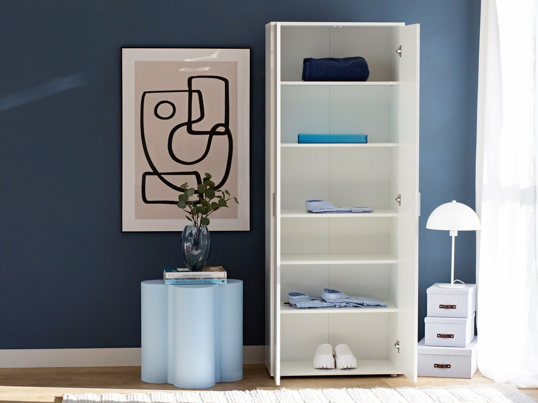 Bookcase Bristol 201 (White)