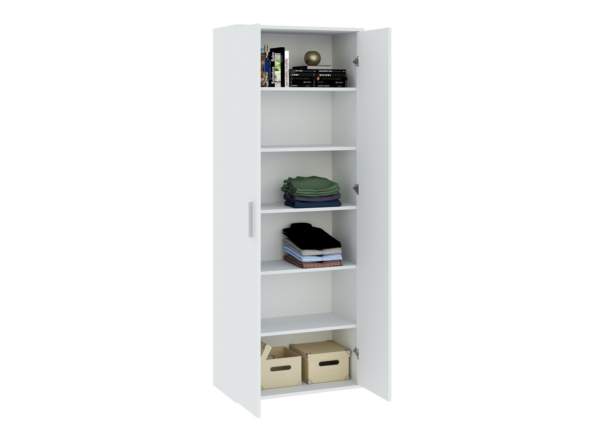 Bookcase Bristol 201 (White)