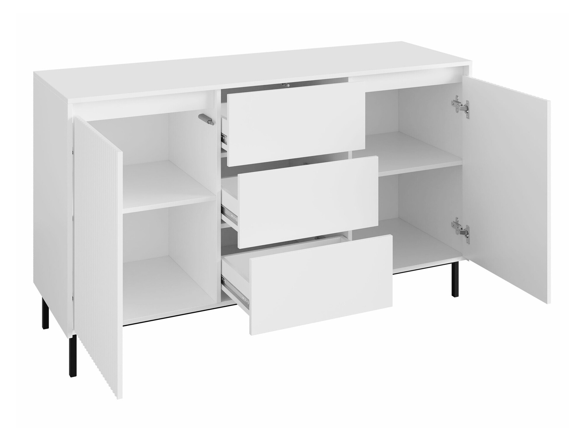 Συρταριέρα Comfivo Delruva I (Μαύρο)