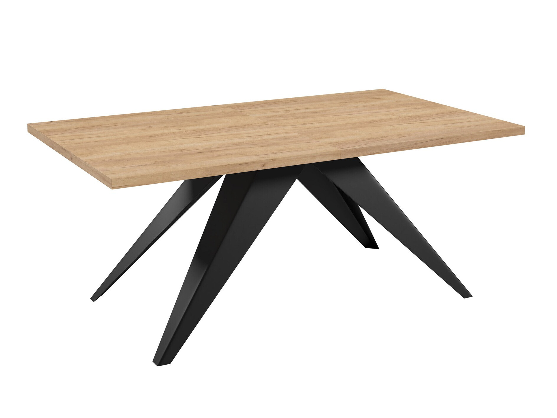 Τραπέζι Oswego 113 (Μαύρο + Craft χρυσή βελανιδιά)