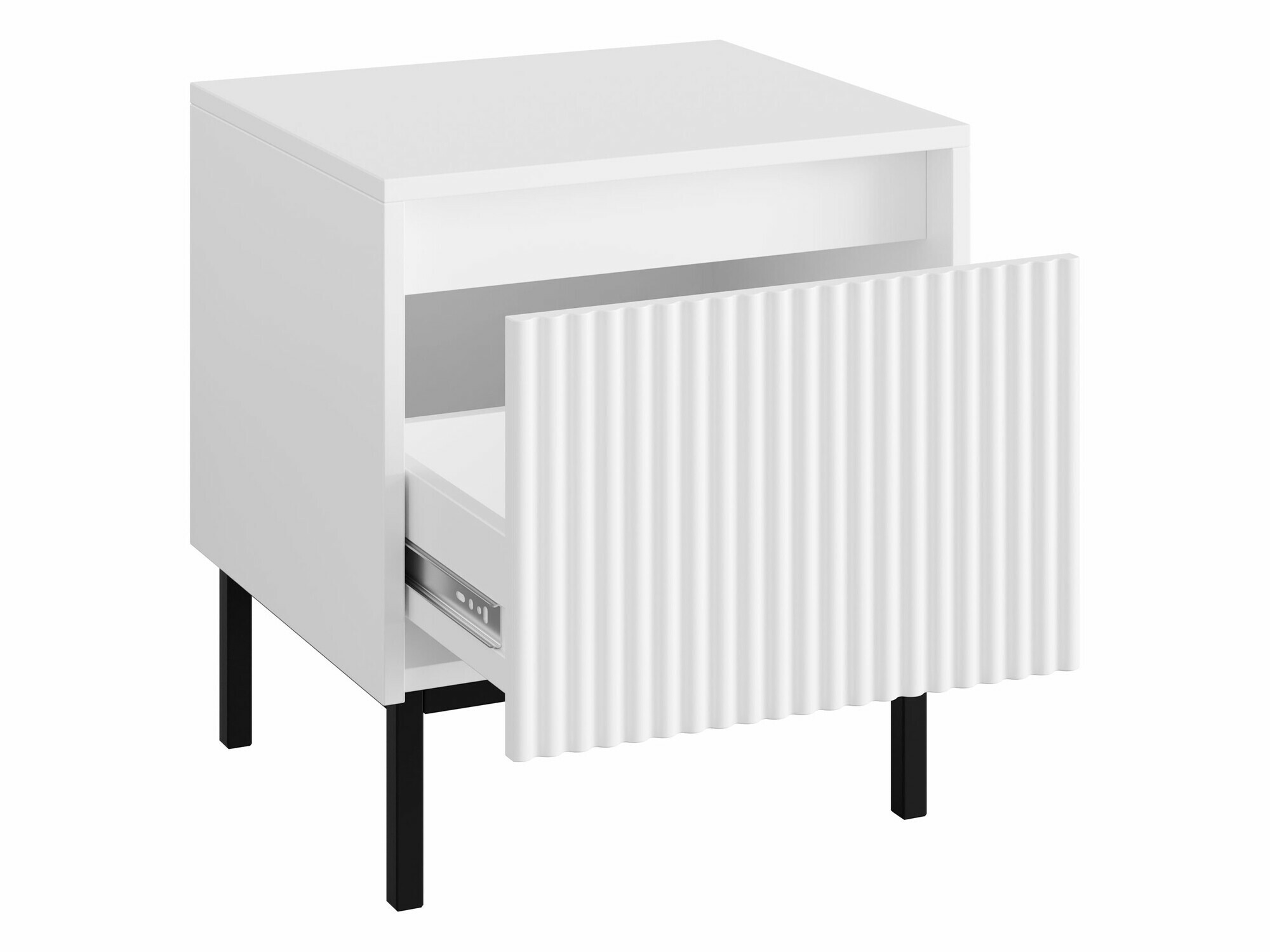 Κομοδίνο Comfivo Delruva (Άσπρο)