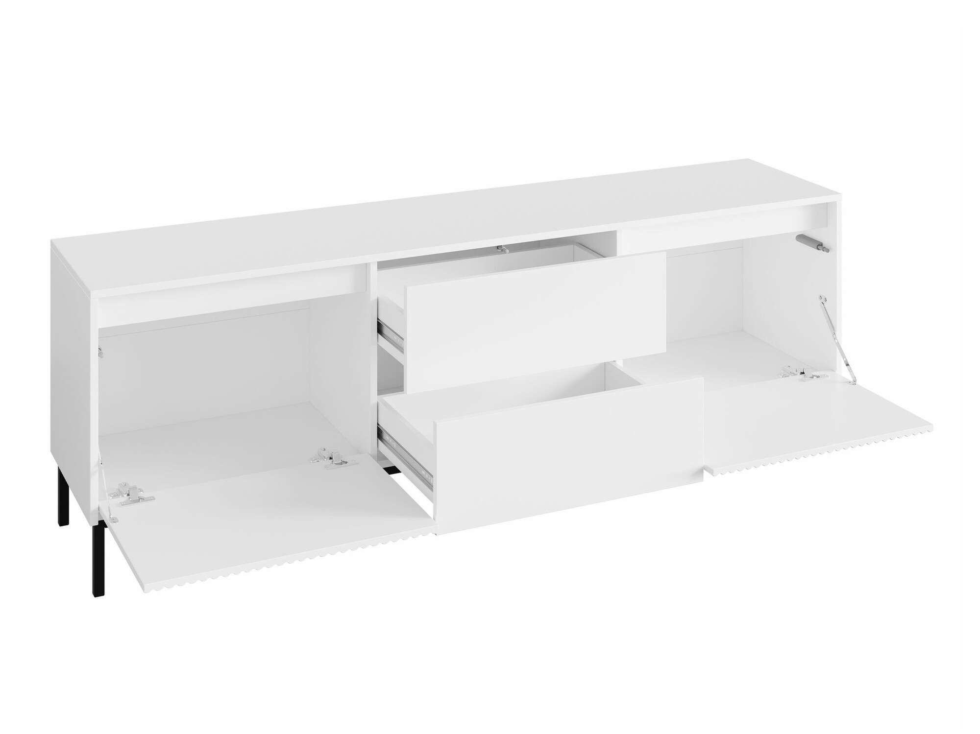 Σετ επίπλων σαλονιού Comfivo Delruva II (Άσπρο)