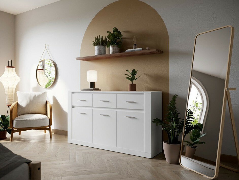 Συρταριέρα Fresno 107 (Άσπρο)