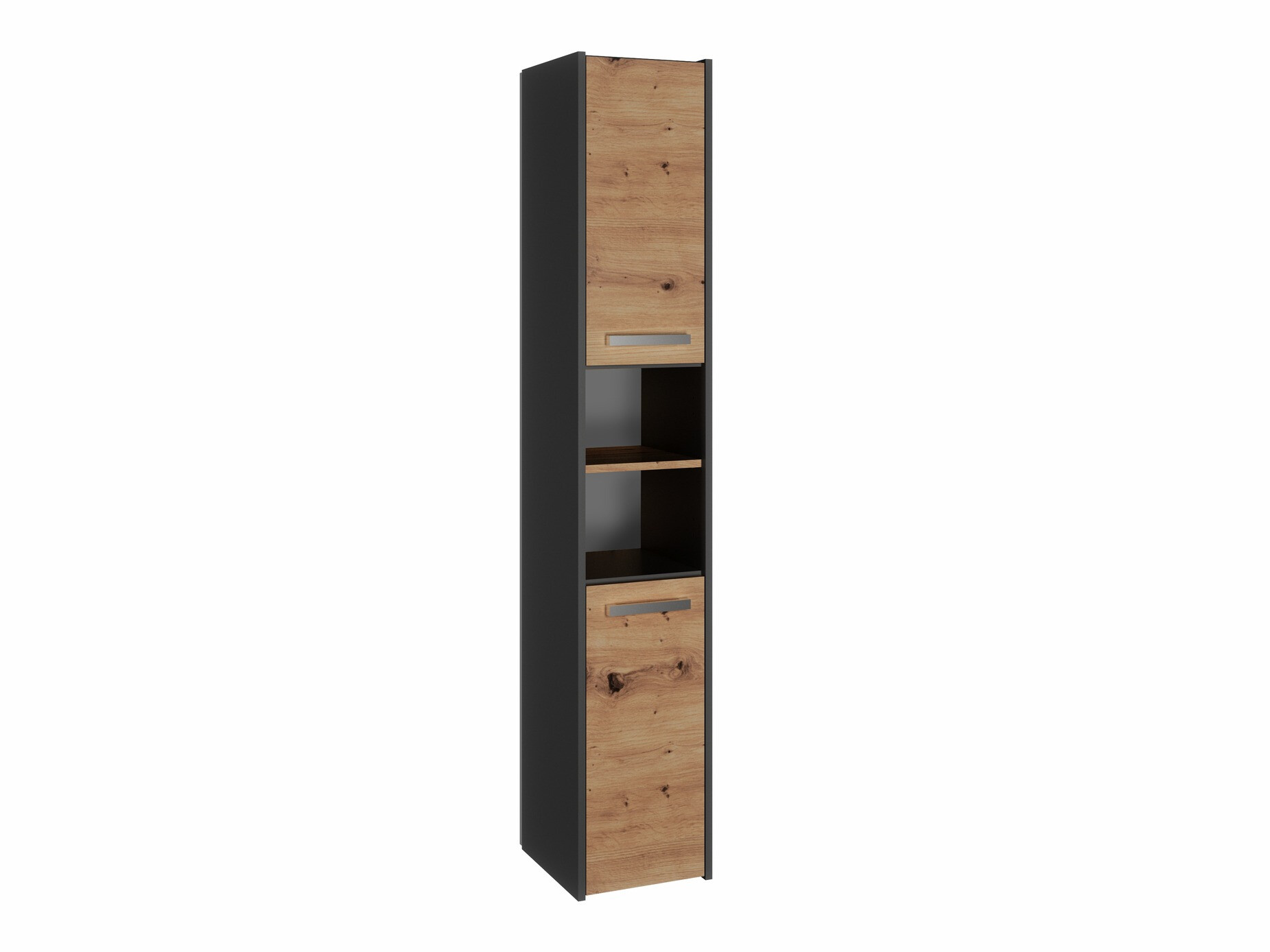 Standing bathroom cabinet Mandeville 248 (Anthracite + Artisan oak)