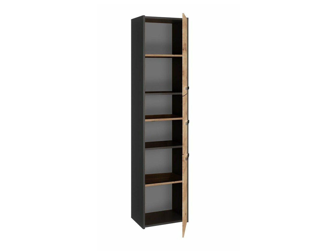 Standing bathroom cabinet Mandeville 251 (Anthracite + Artisan oak)