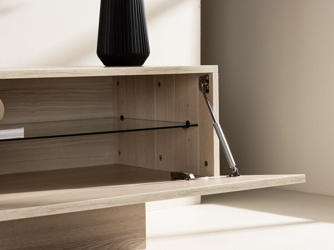 Έπιπλο τηλεόρασης Dallas 4416 (Ανοιχτό χρώμα ξύλου)