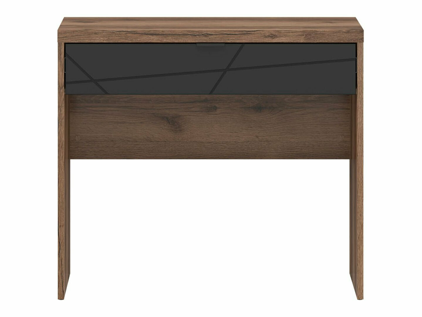 Γραφείο Fivale 121 (Σκούρα βελανιδιά delano + Μαύρο ματ)