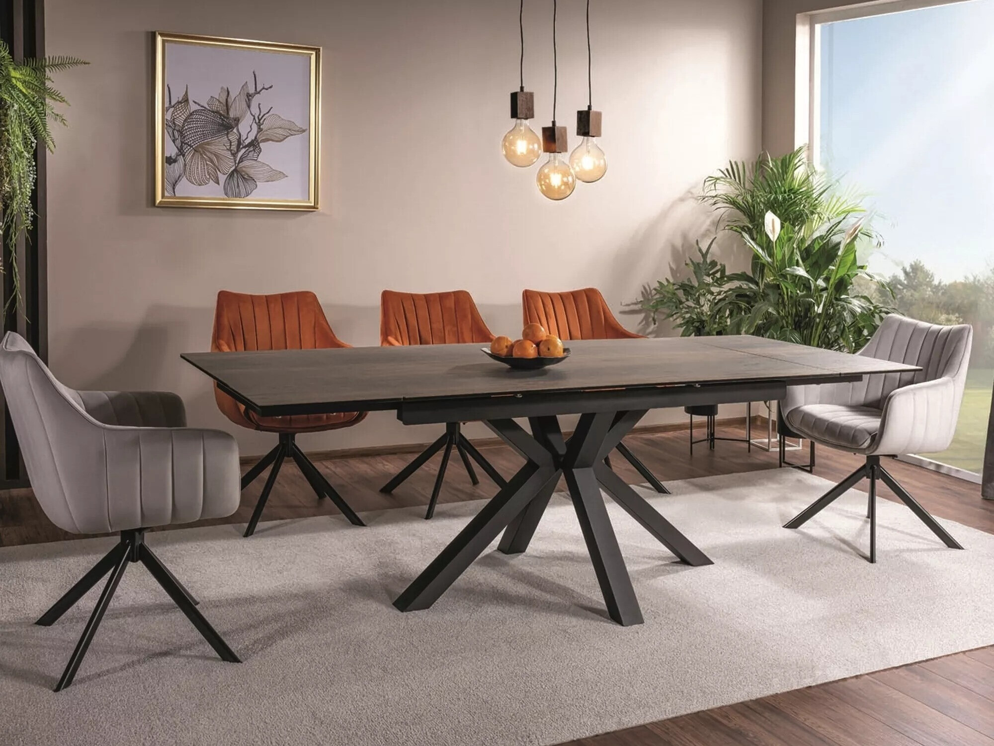 Καρέκλα Detroit 134 (Πορτοκαλί)