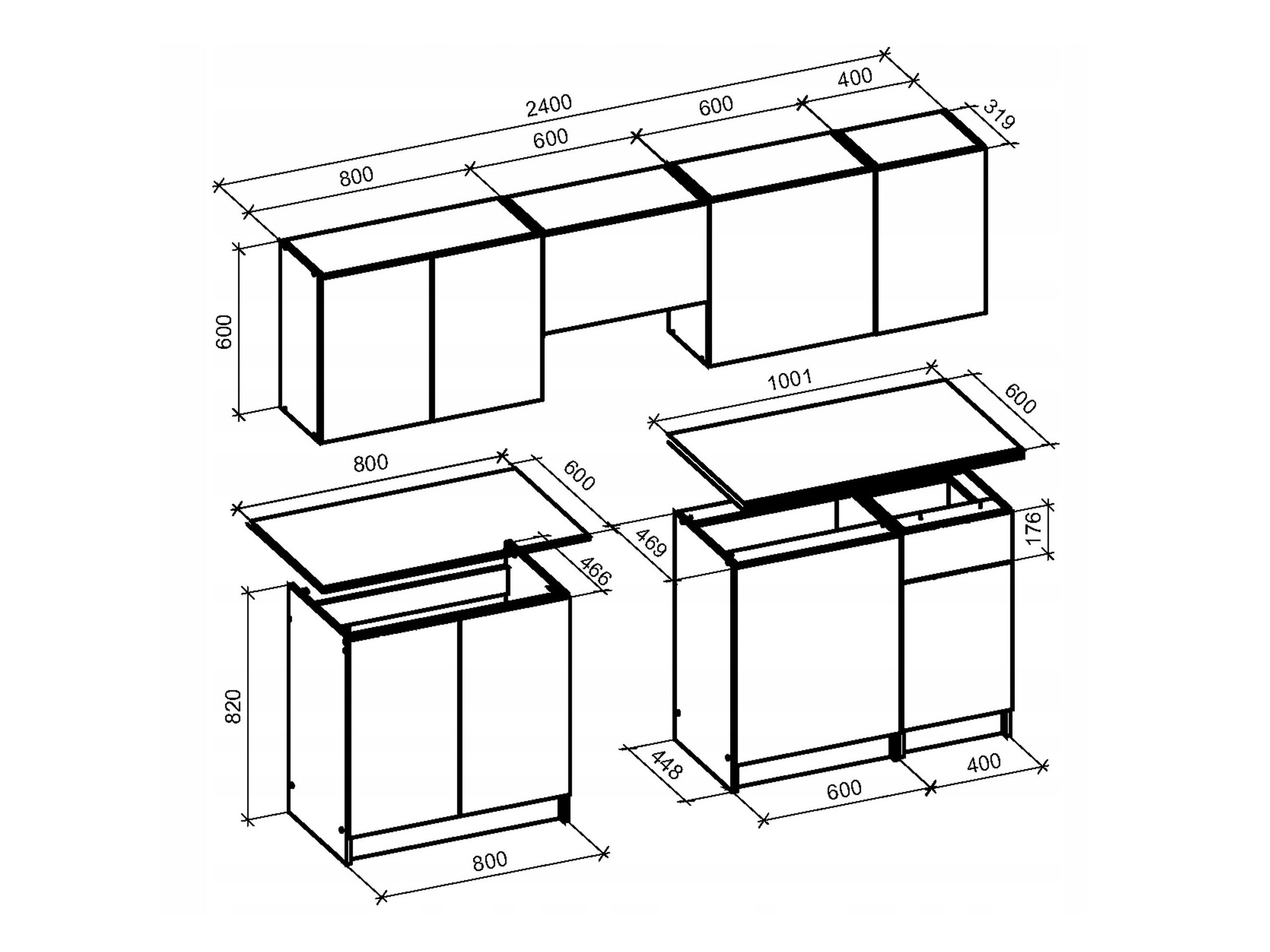 Kitchen set Houston 1720