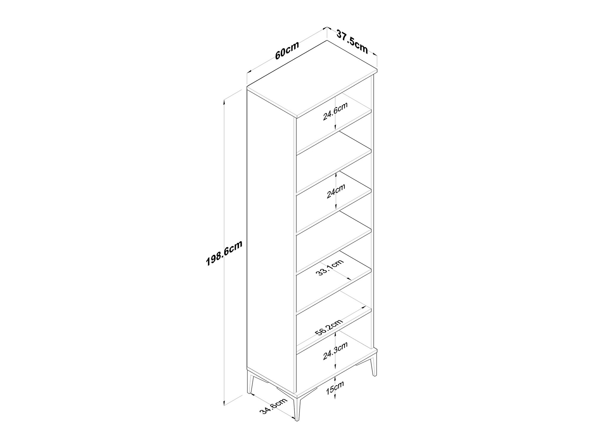 Shoe shelf Catevara 102