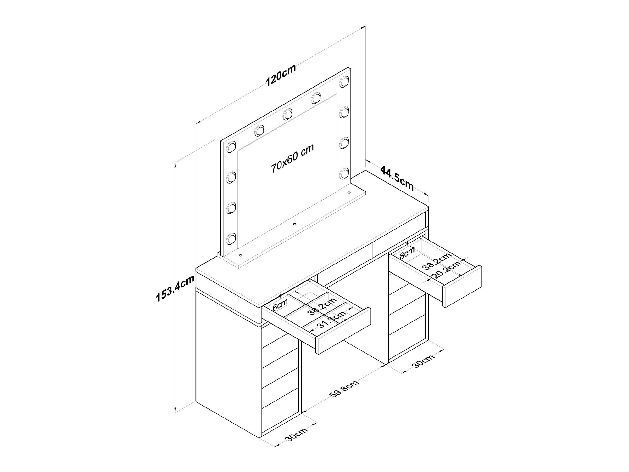 Dressing table Asheboro 101