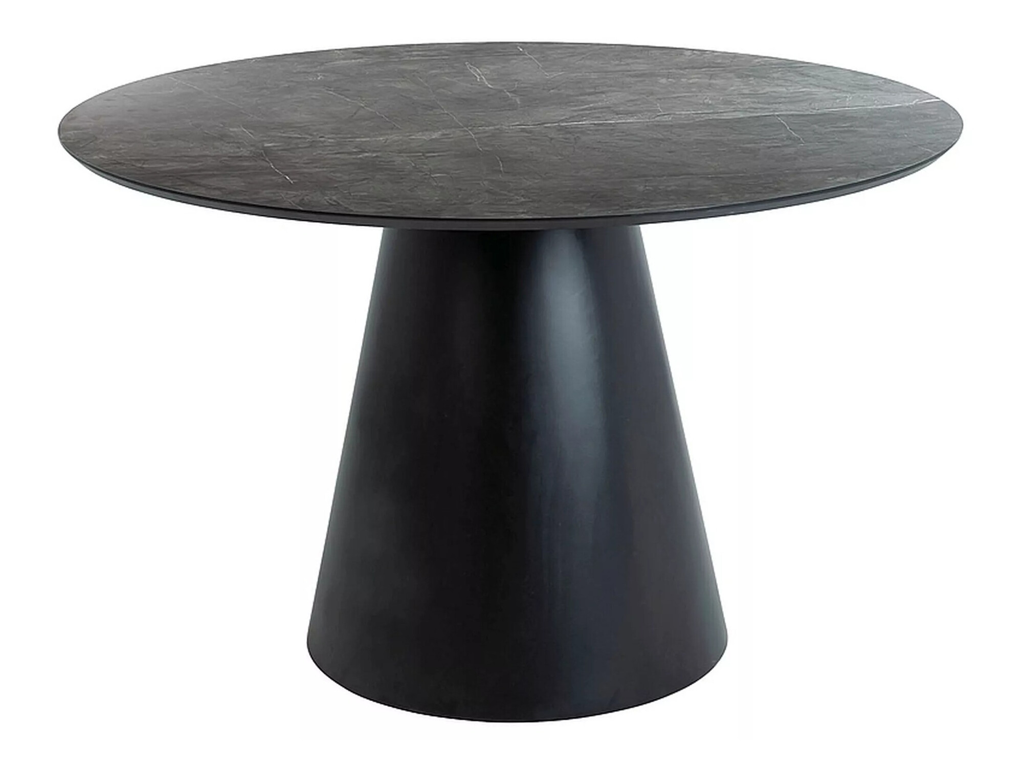 Table Detroit 137 (Grey marble + Black)