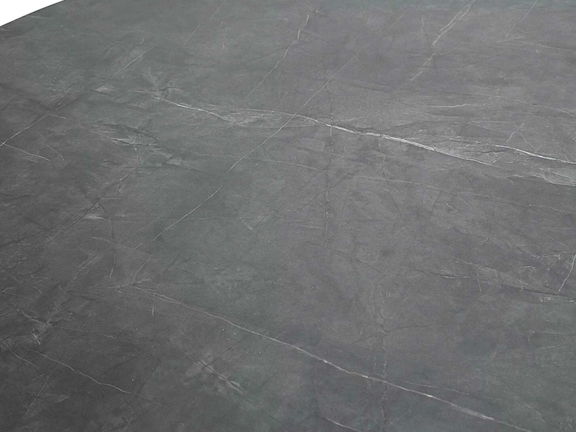 Table Detroit 137 (Grey marble + Black)