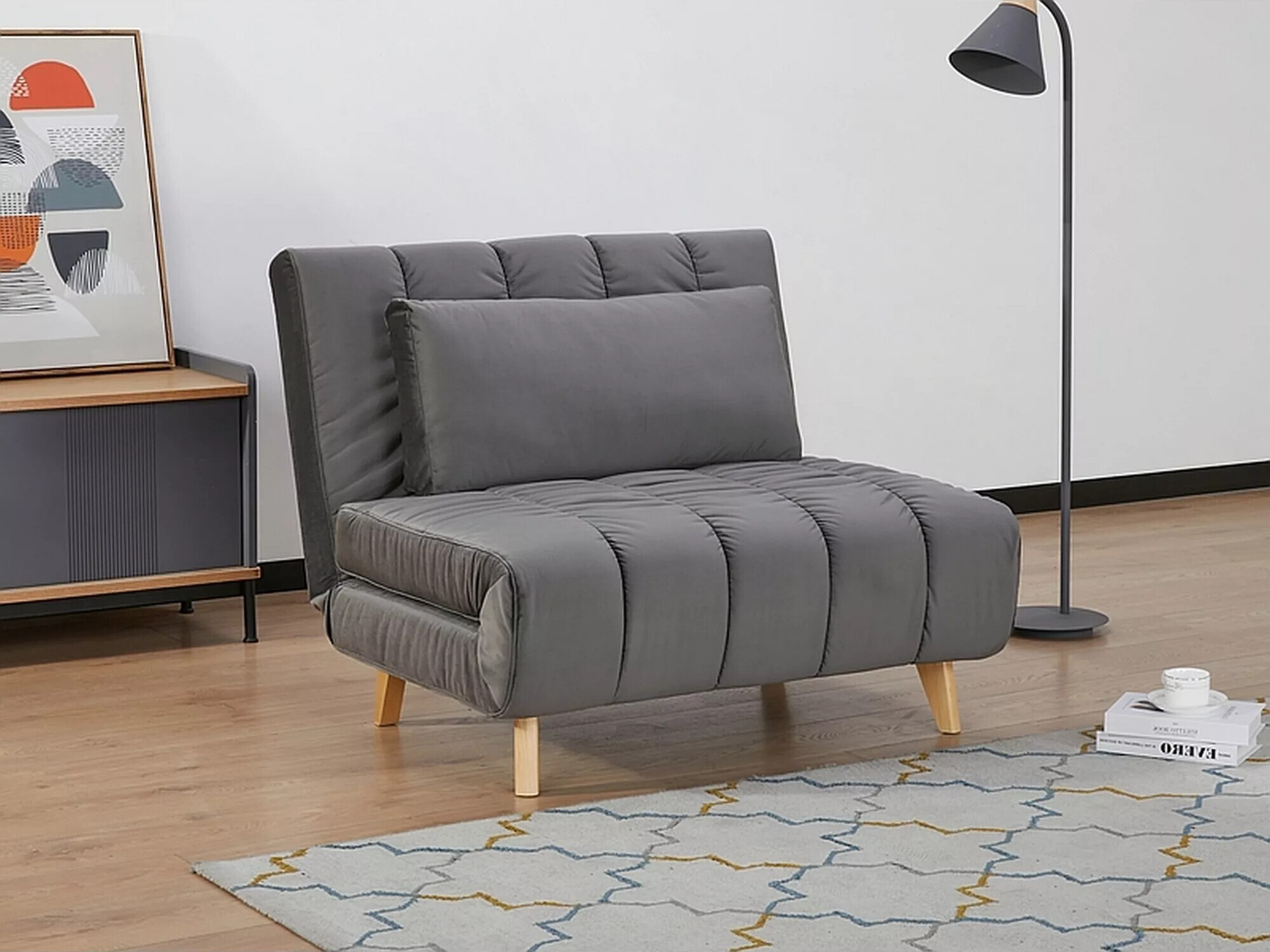 Armchair Detroit 149 (Dark grey)
