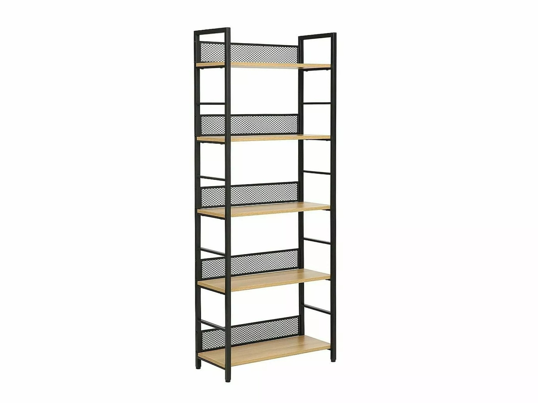 Bookcase Detroit 189 (Black + Oak)