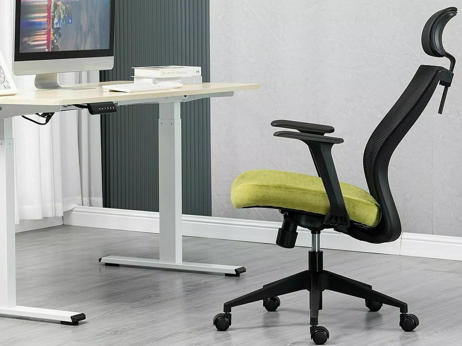 Office chair Detroit 270 (Black + Yellow)