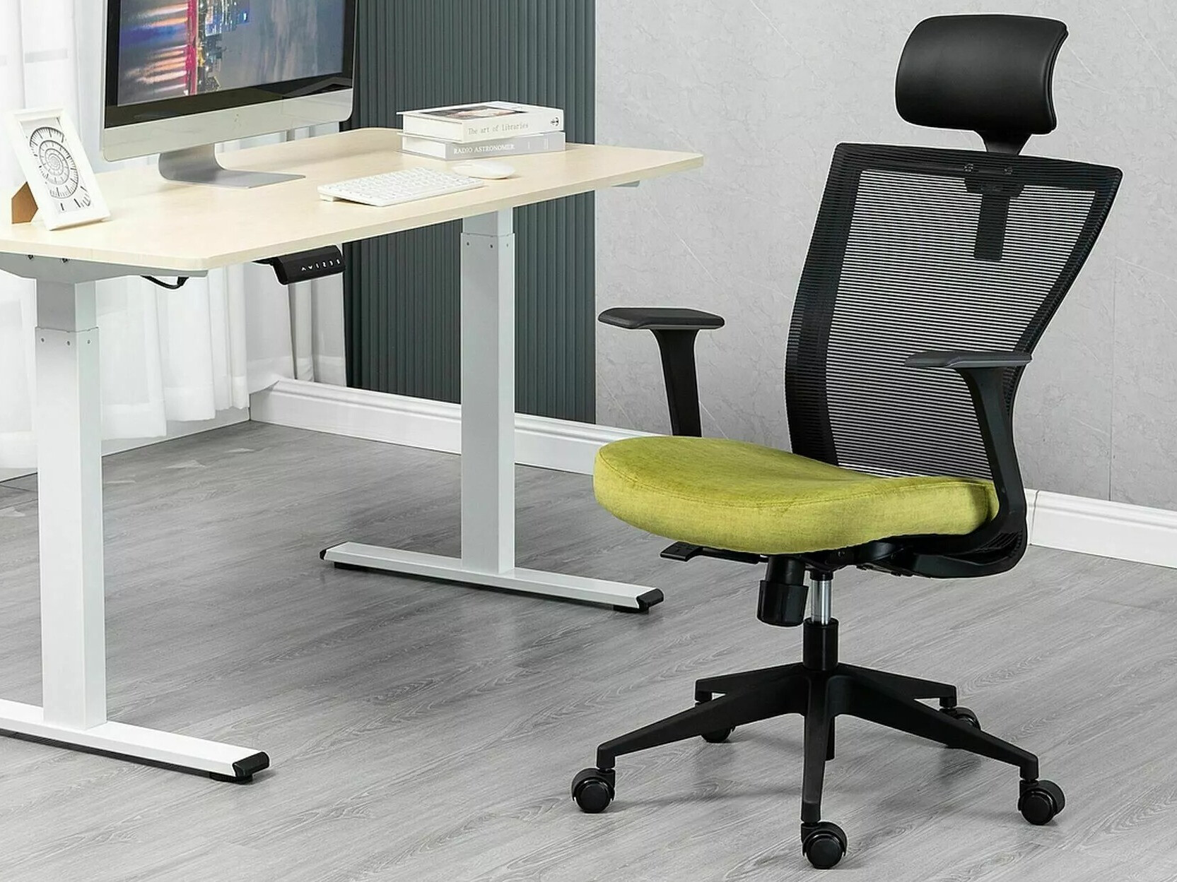Office chair Detroit 270 (Black + Yellow)