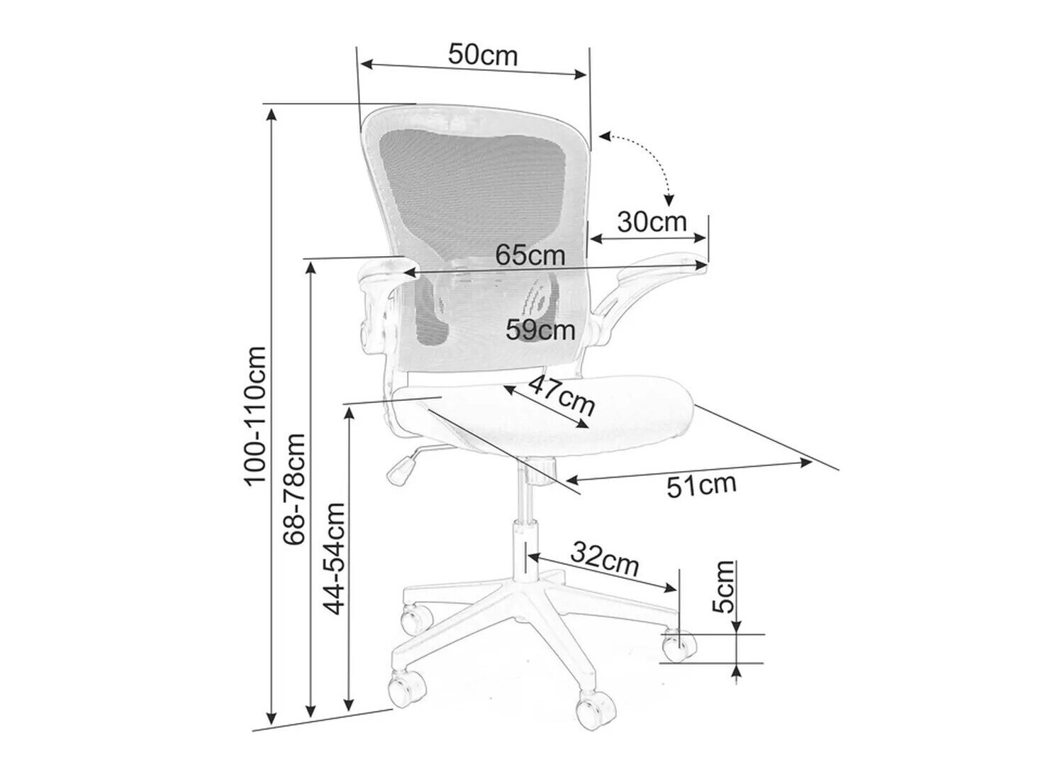 Office chair Detroit 272 (Black)