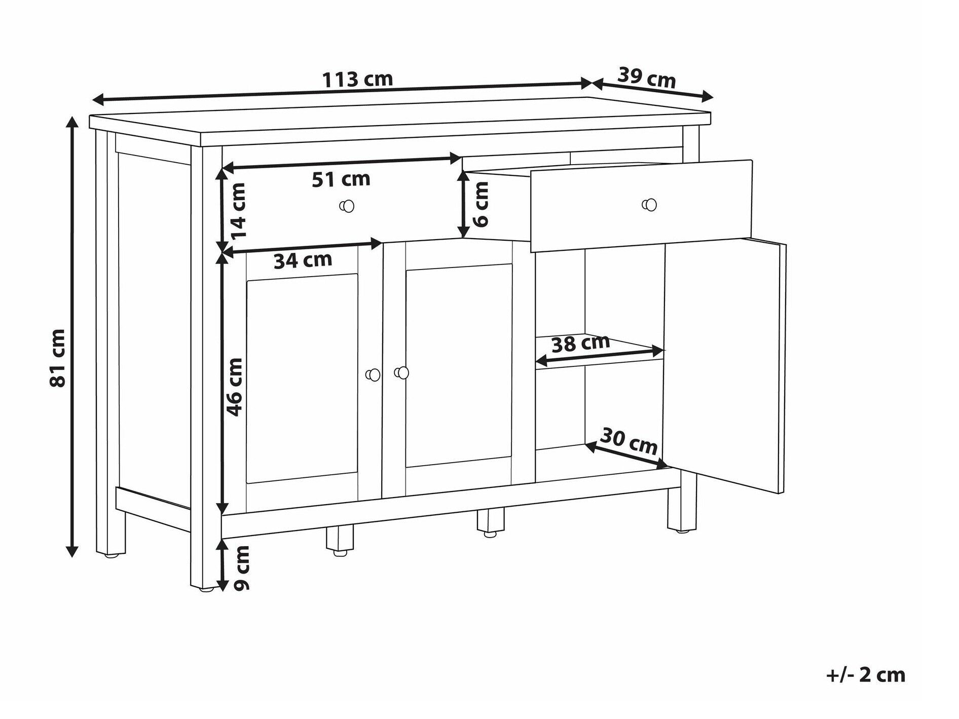 Chest of drawers Berwyn 2005