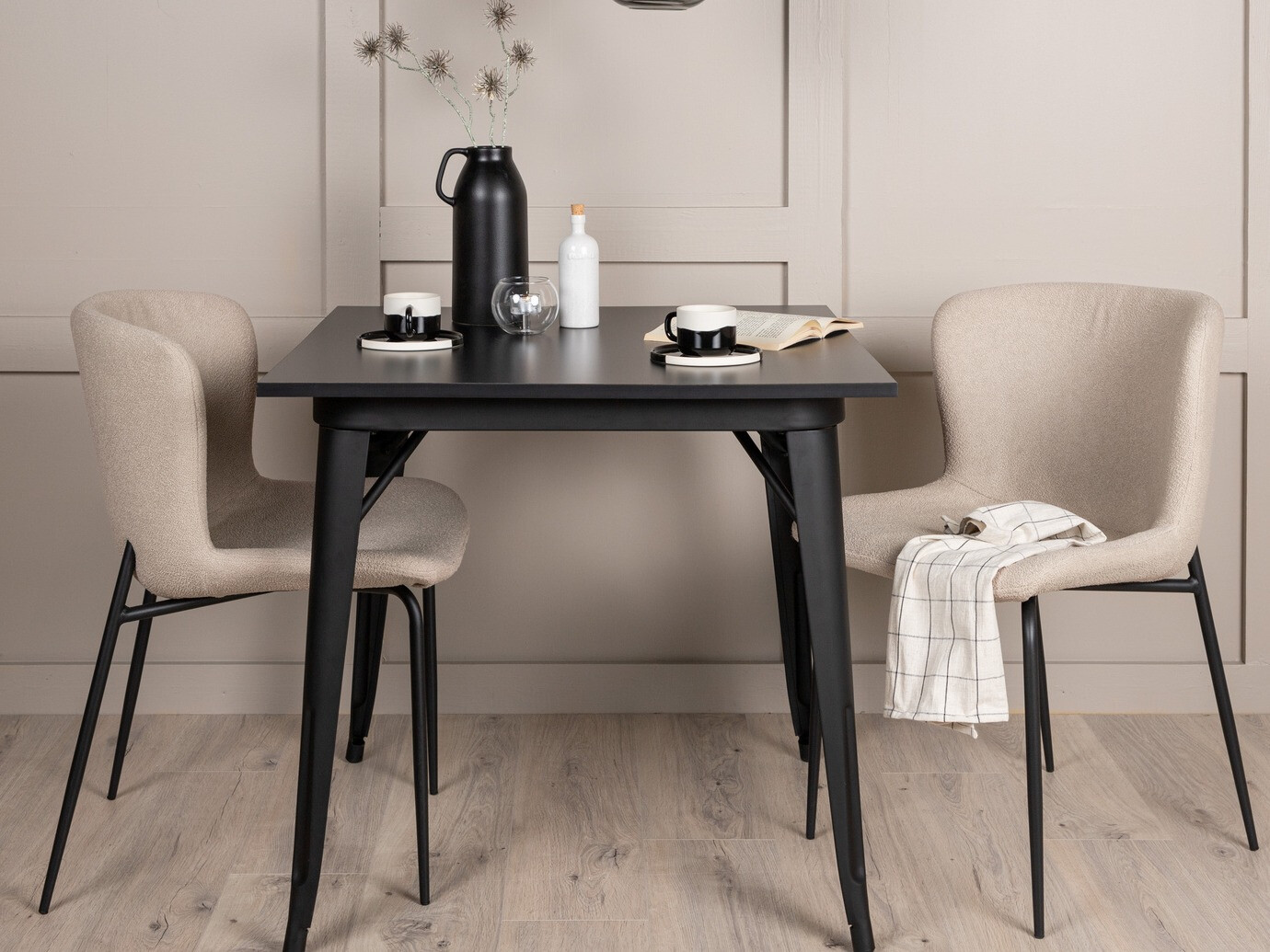 Dining set Dallas 3362 (Beige + Black)