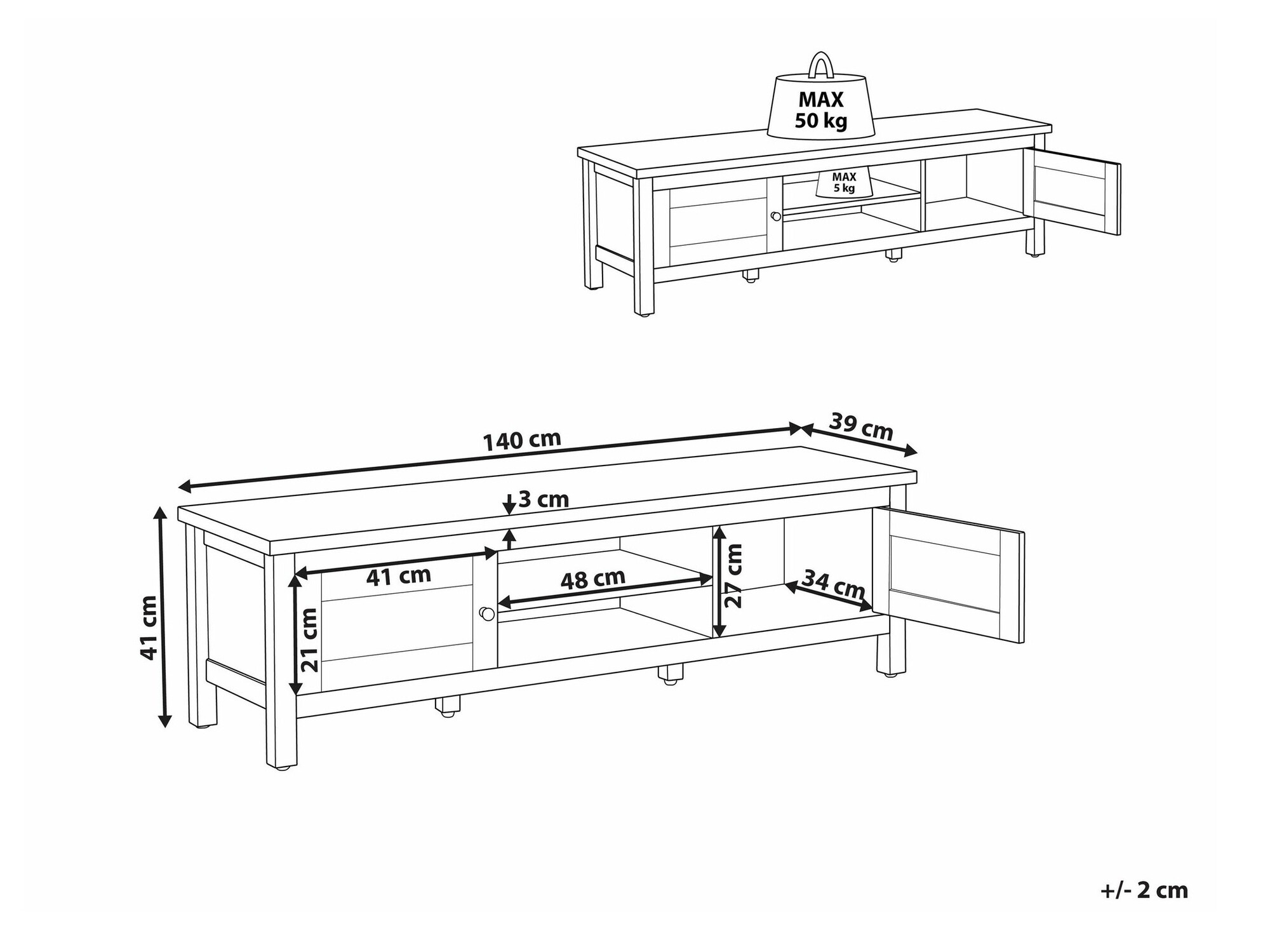 TV stand Berwyn 2004