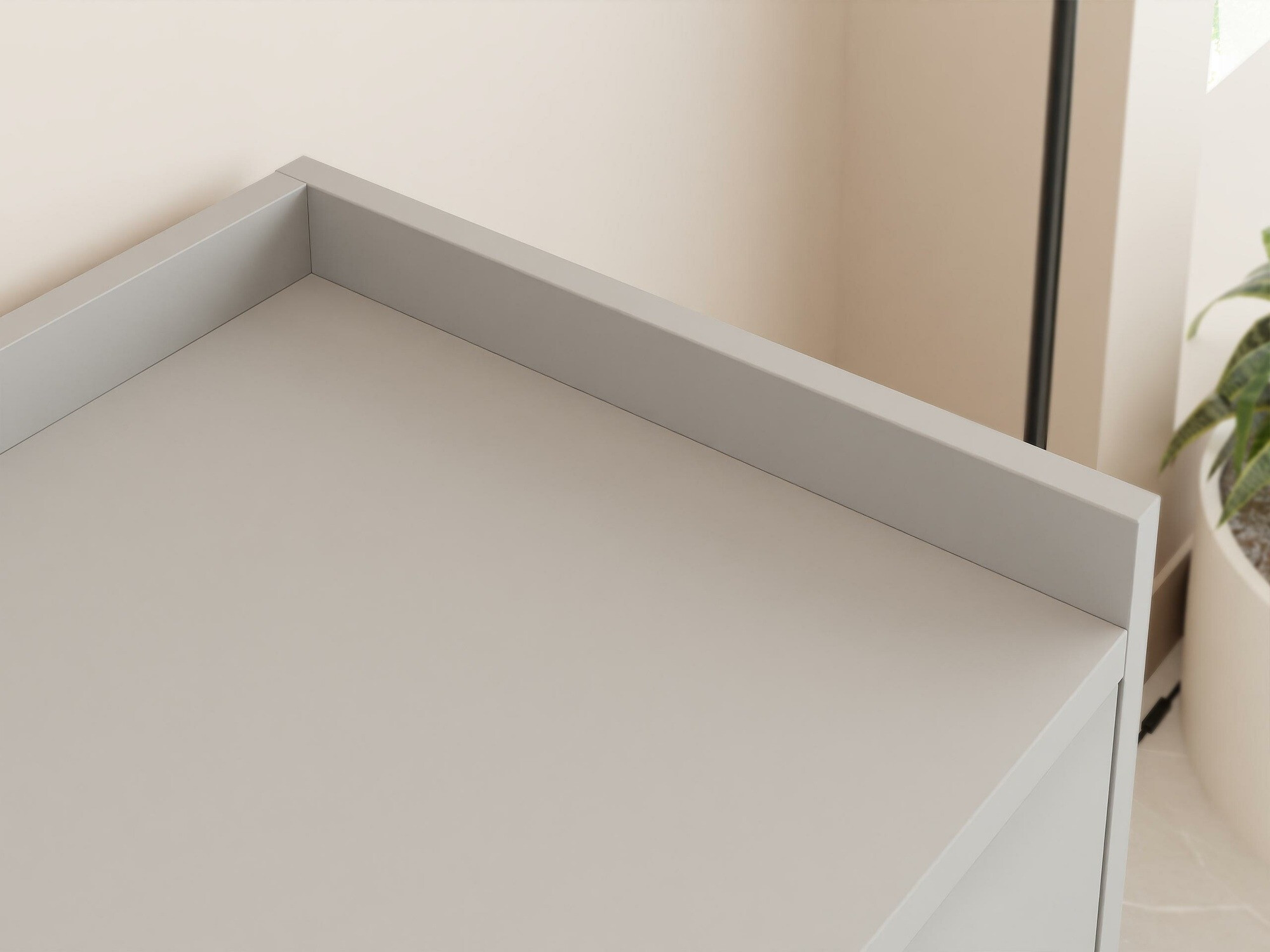 Συρταριέρα Comfivo Etmore 100 (Γκρι)