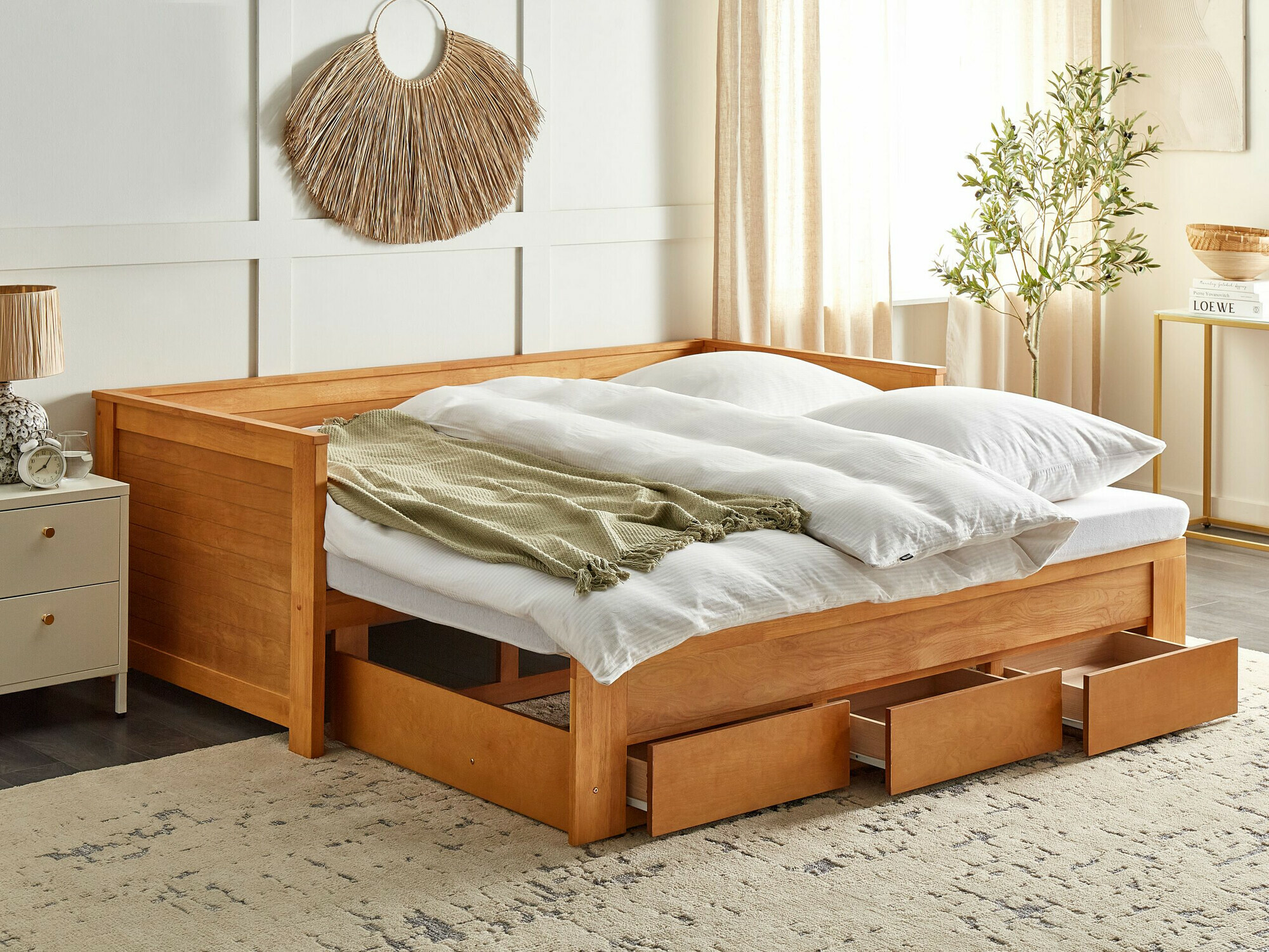 Bed Berwyn 607 (Light wood)