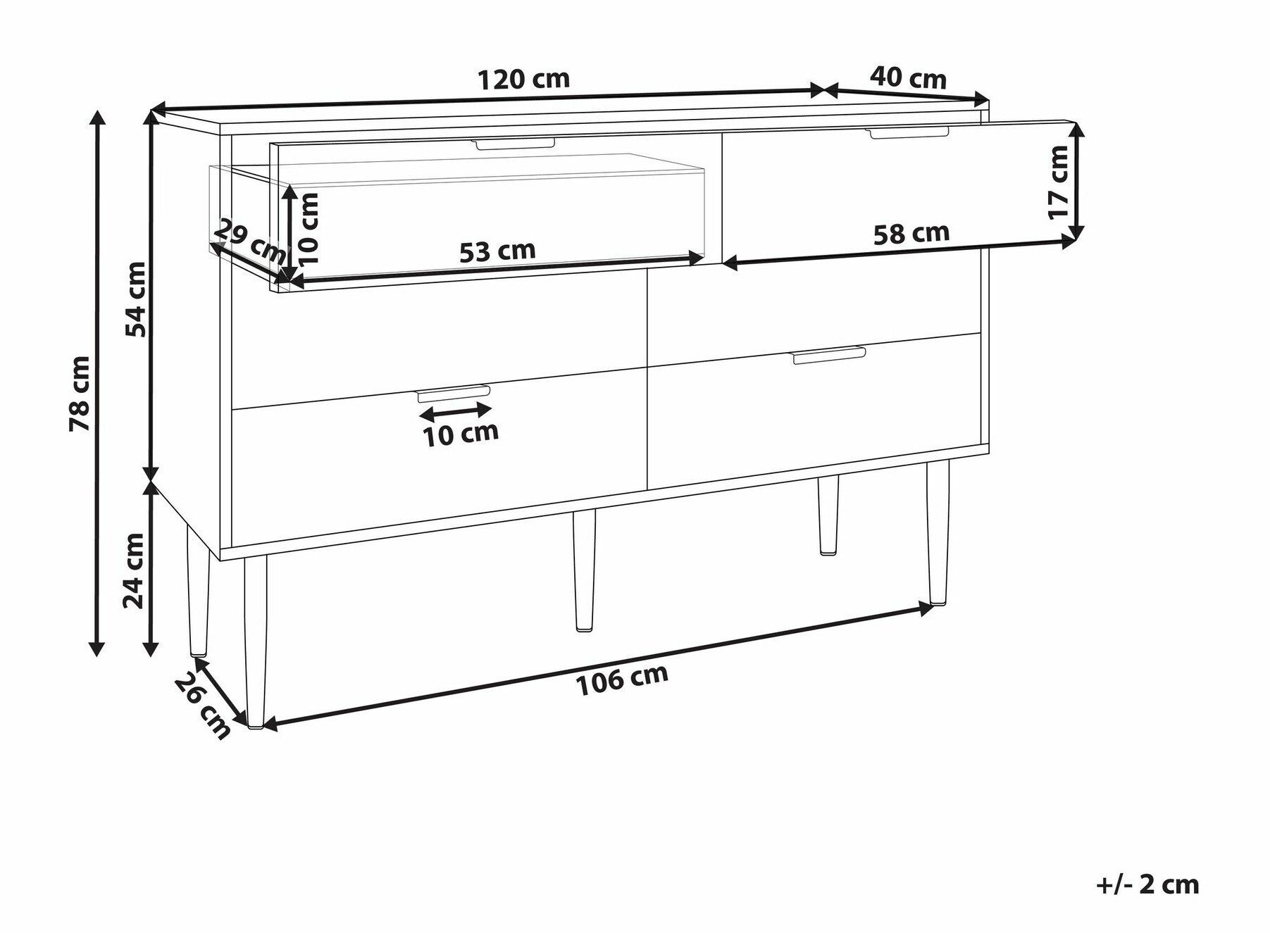 Chest of drawers Berwyn 2013