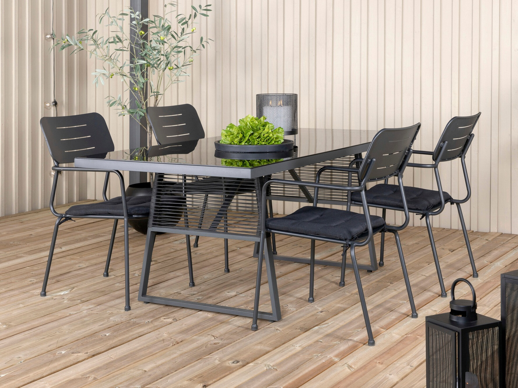 Table and chairs set Dallas 3152