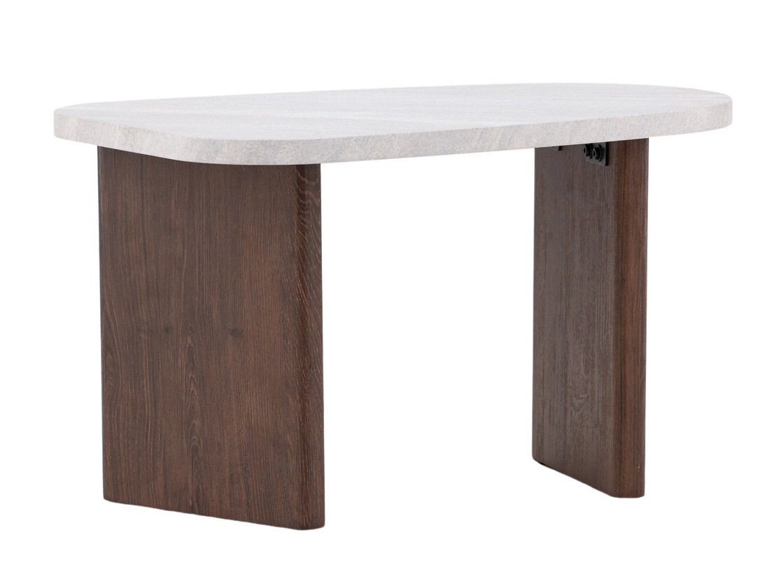 Coffee table Dallas 4214 (Light grey + Brown)