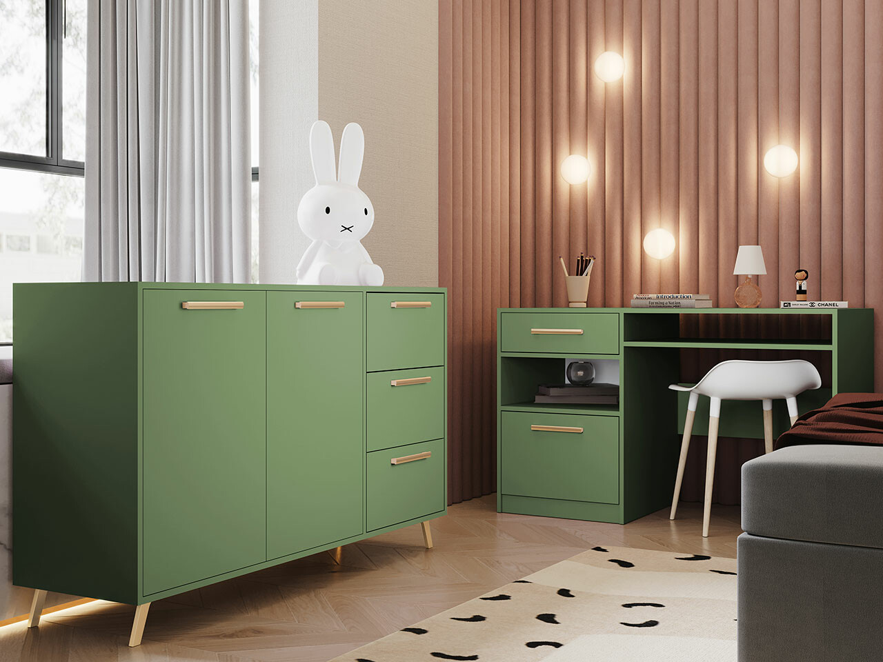 Furniture set Rosa (Green)