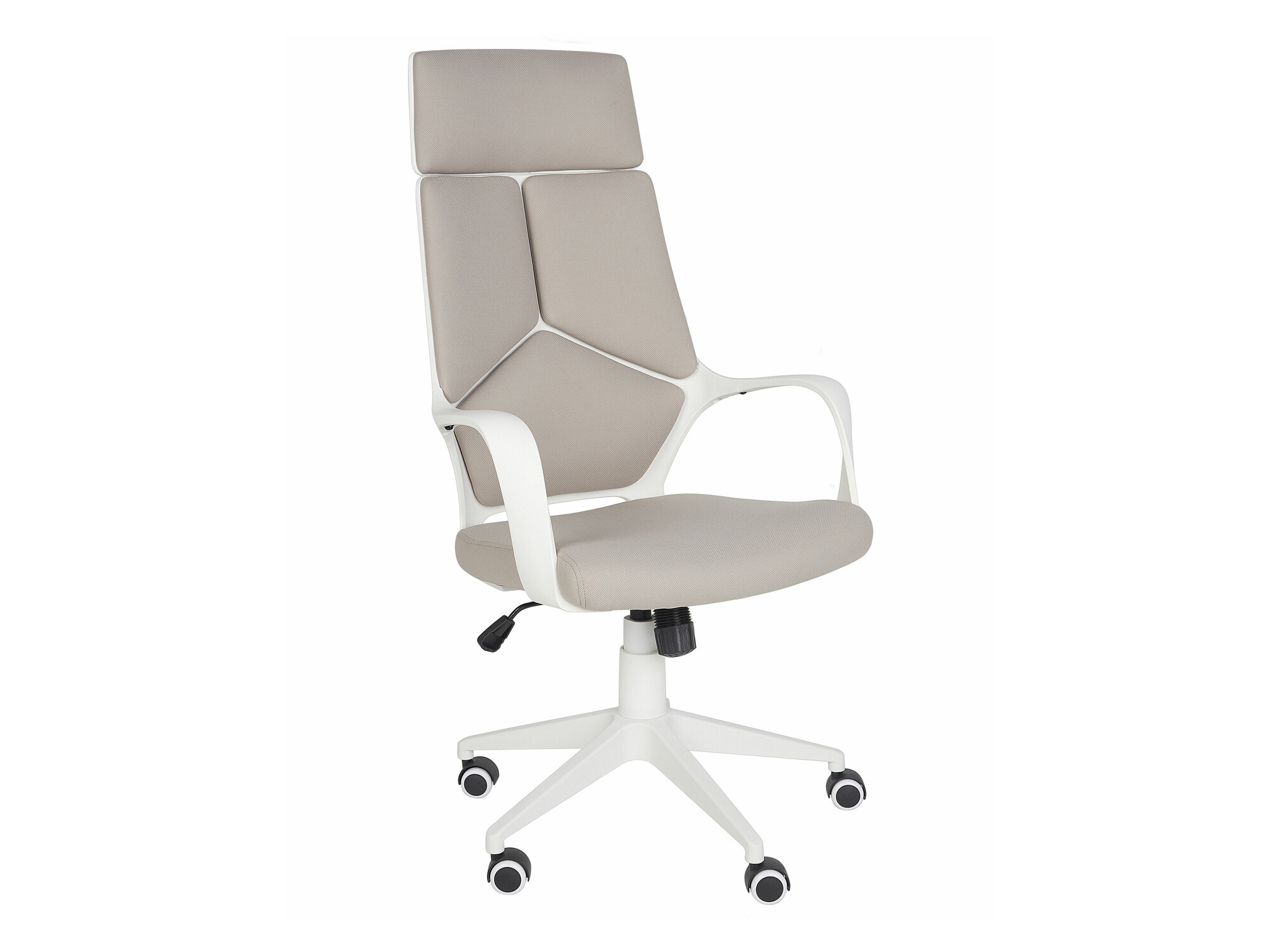Office chair Berwyn 208 (White + Taupe)