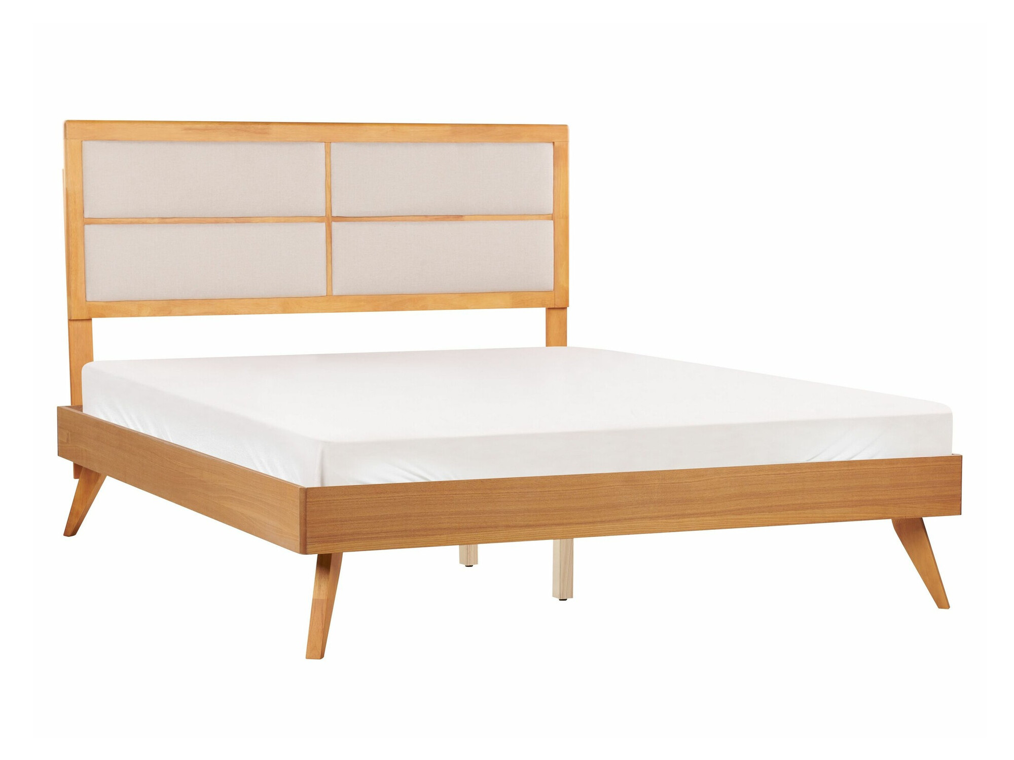 Bed Berwyn 772 (Beige + Light wood)
