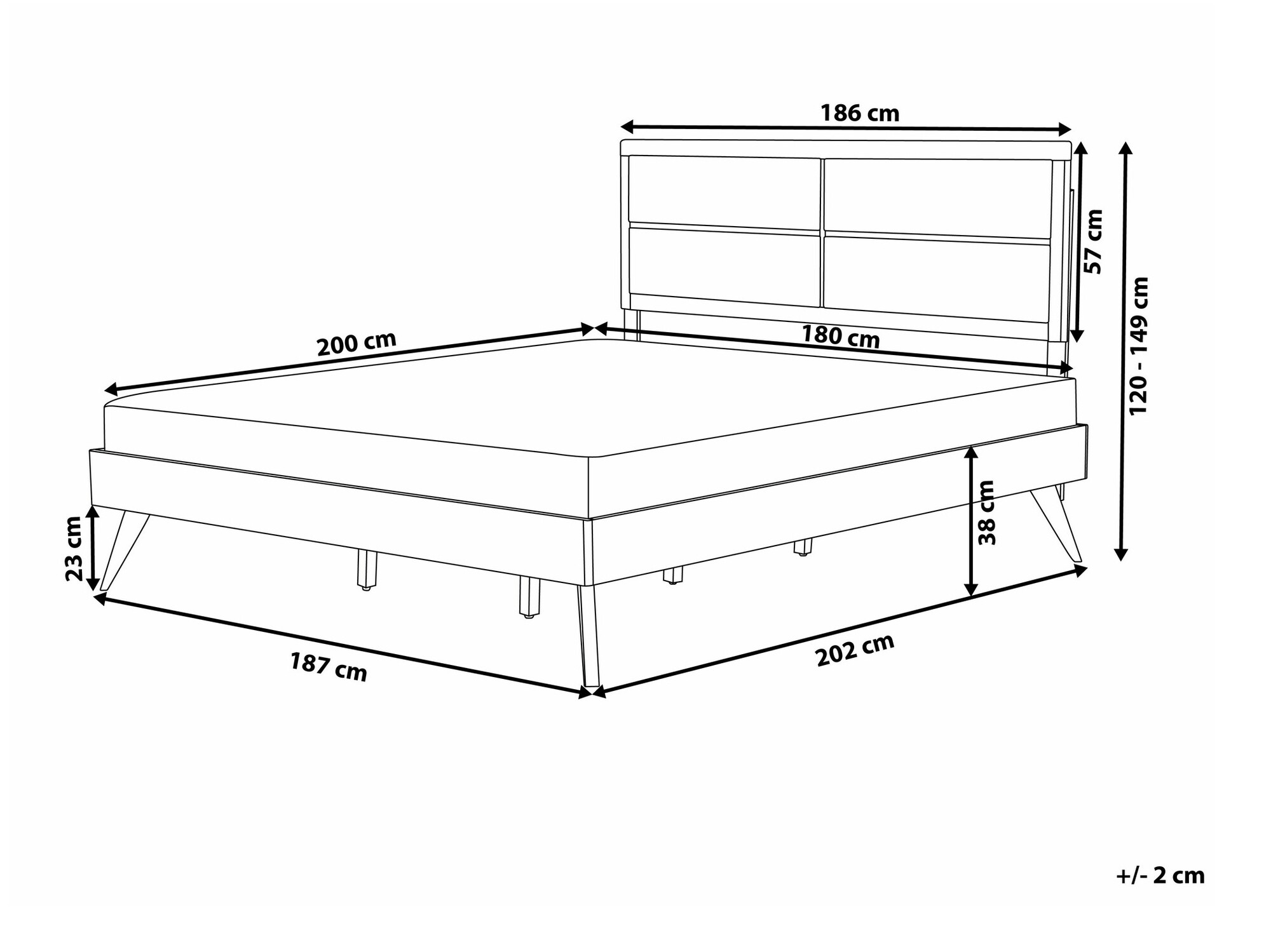 Κρεβάτι Berwyn 772 (Μπεζ + Ανοιχτό χρώμα ξύλου)