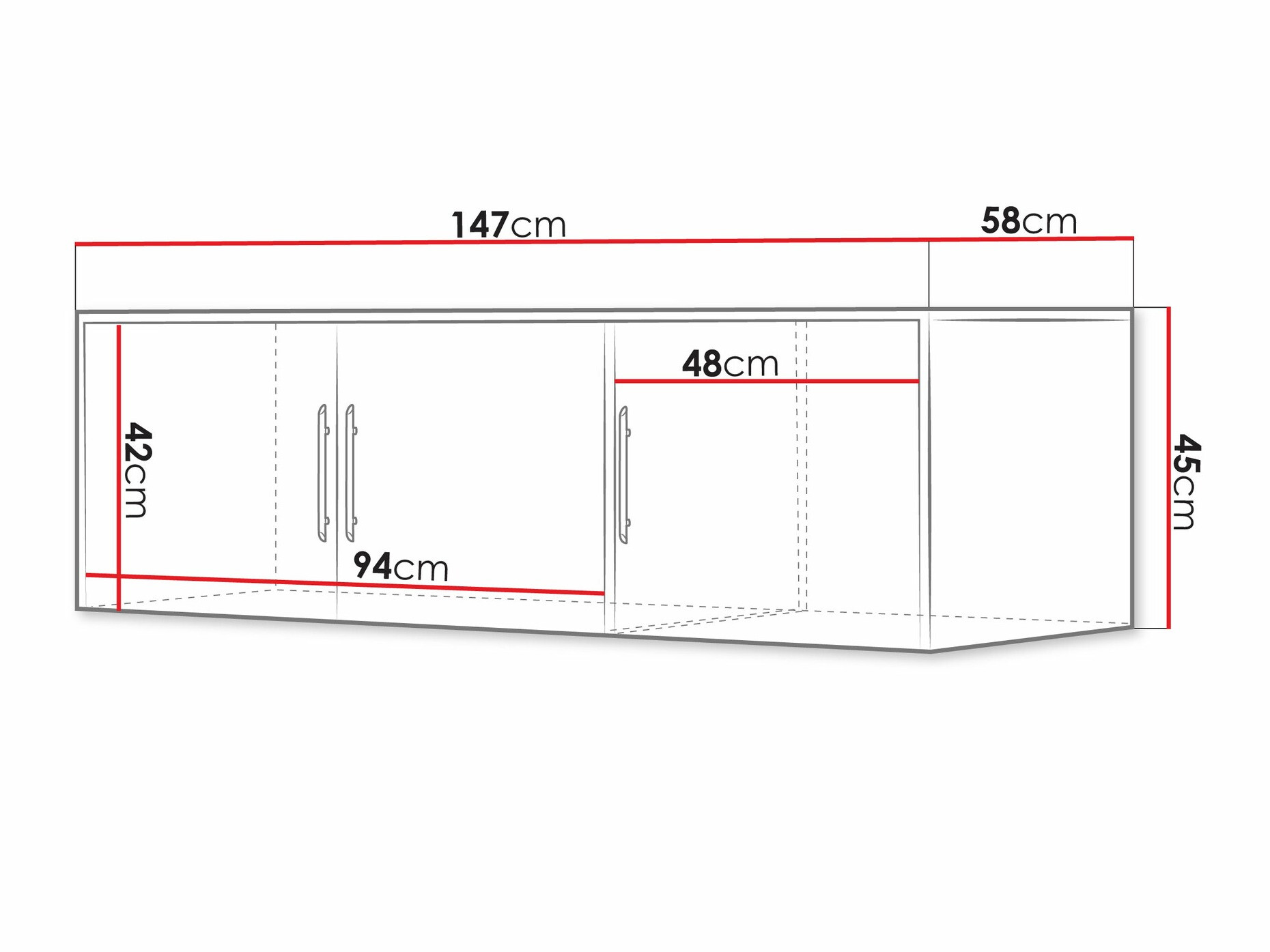 Μπουφέ Dortivu I (Sonoma οξιά)
