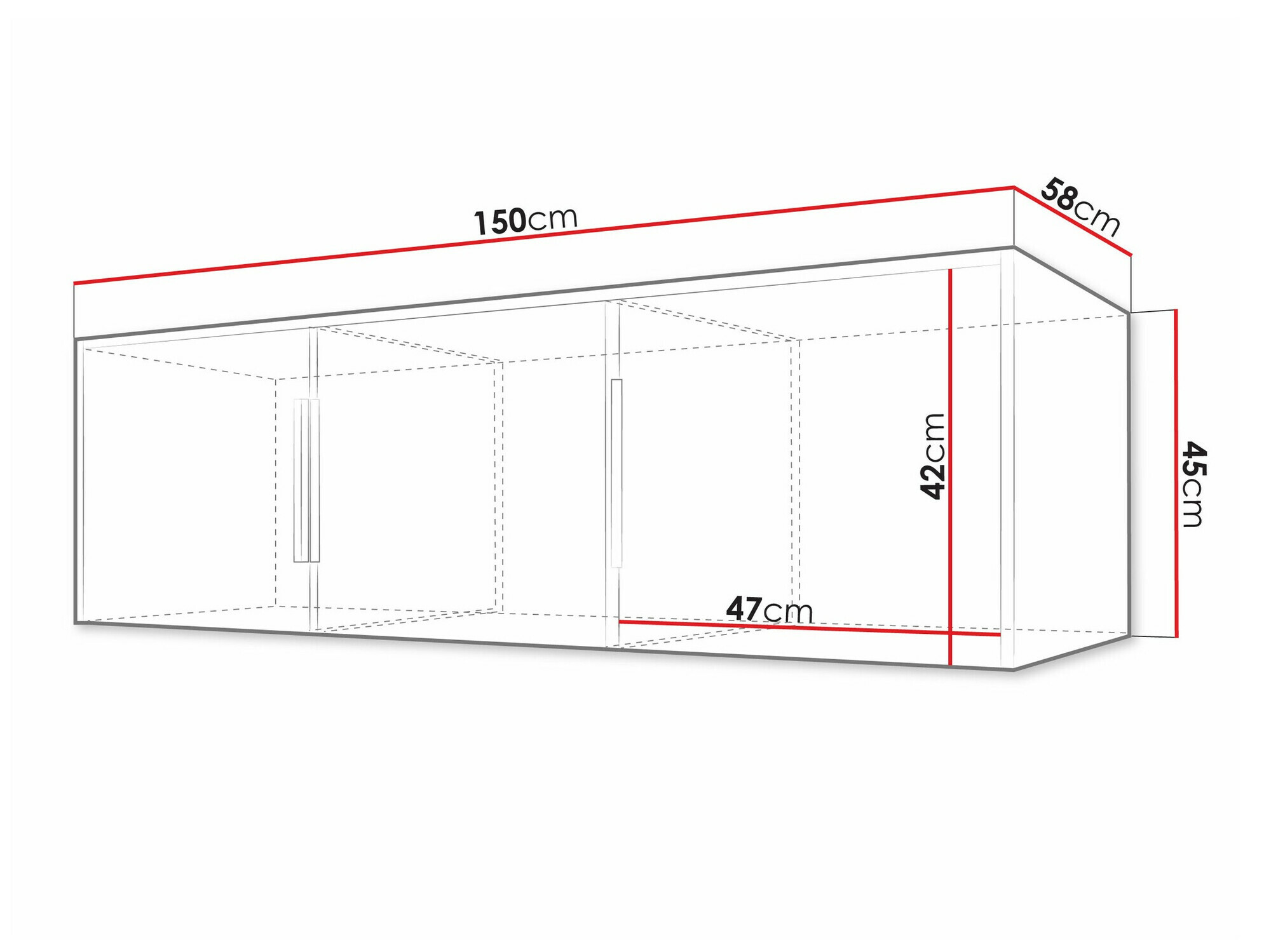 Ντουλάπα Collis I (Δρυς wotan + Μαύρο)