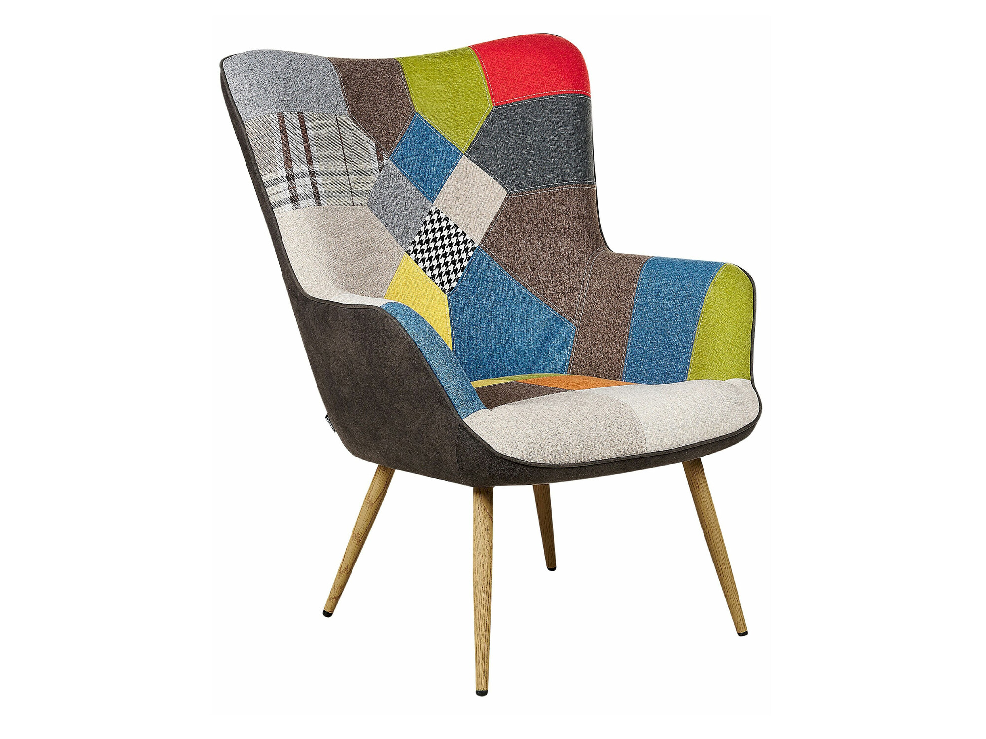 Armchair Berwyn 2048 (Black + Blue + Yellow)