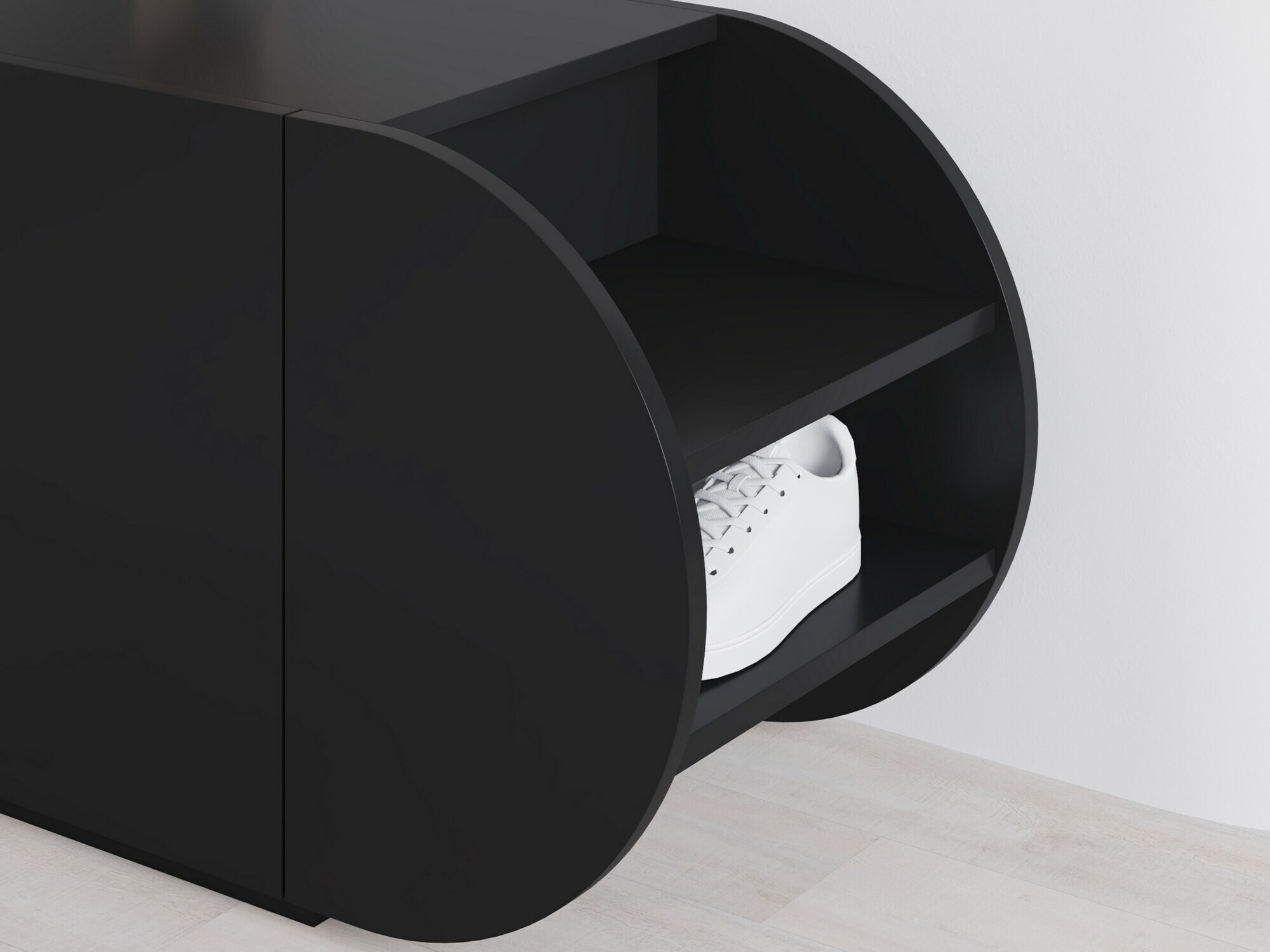 Shoe cabinet Kailua 2145 (Black)