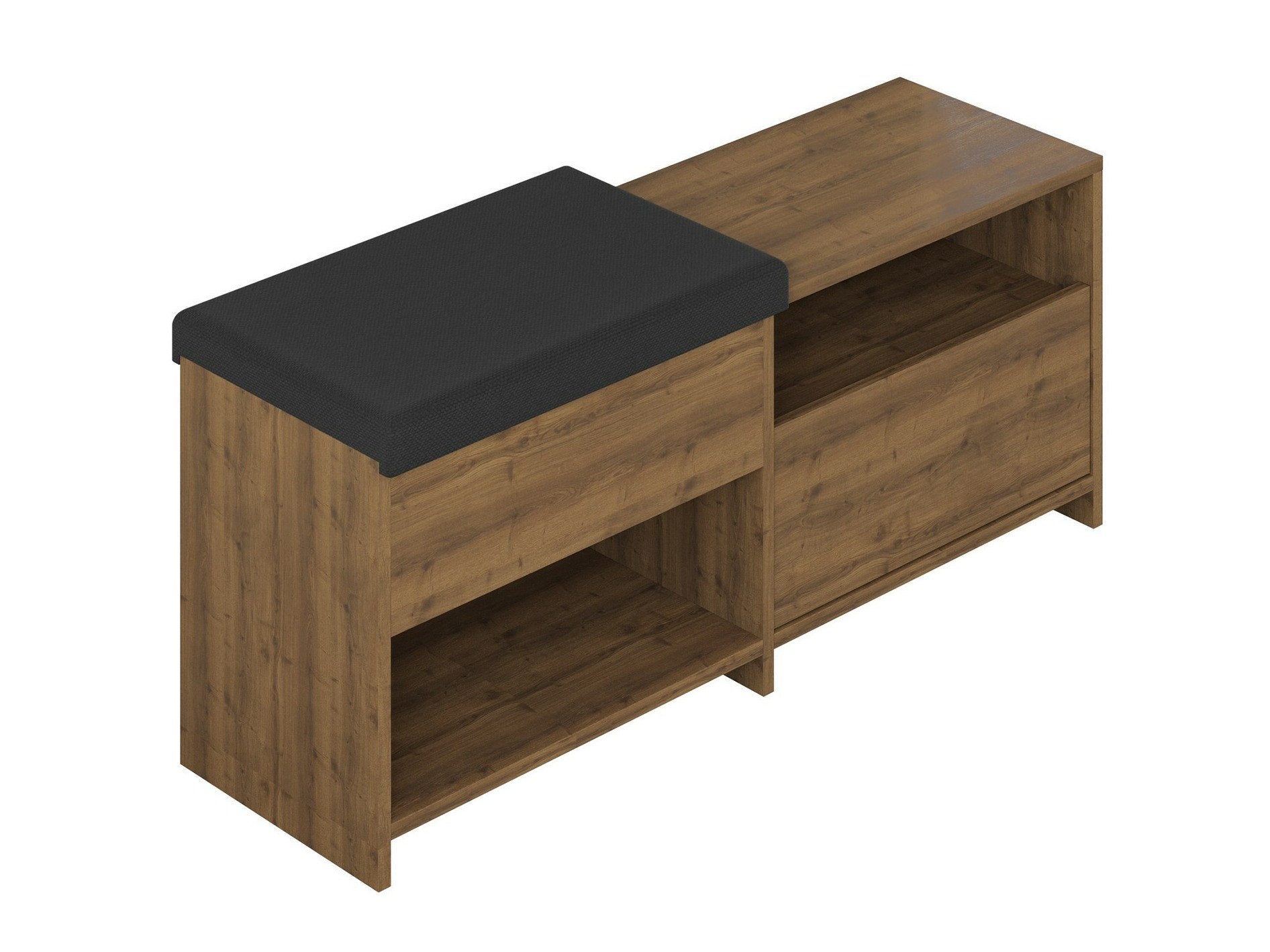 Παπουτσοθήκη Kailua 2146 (Σκούρο ξύλο)