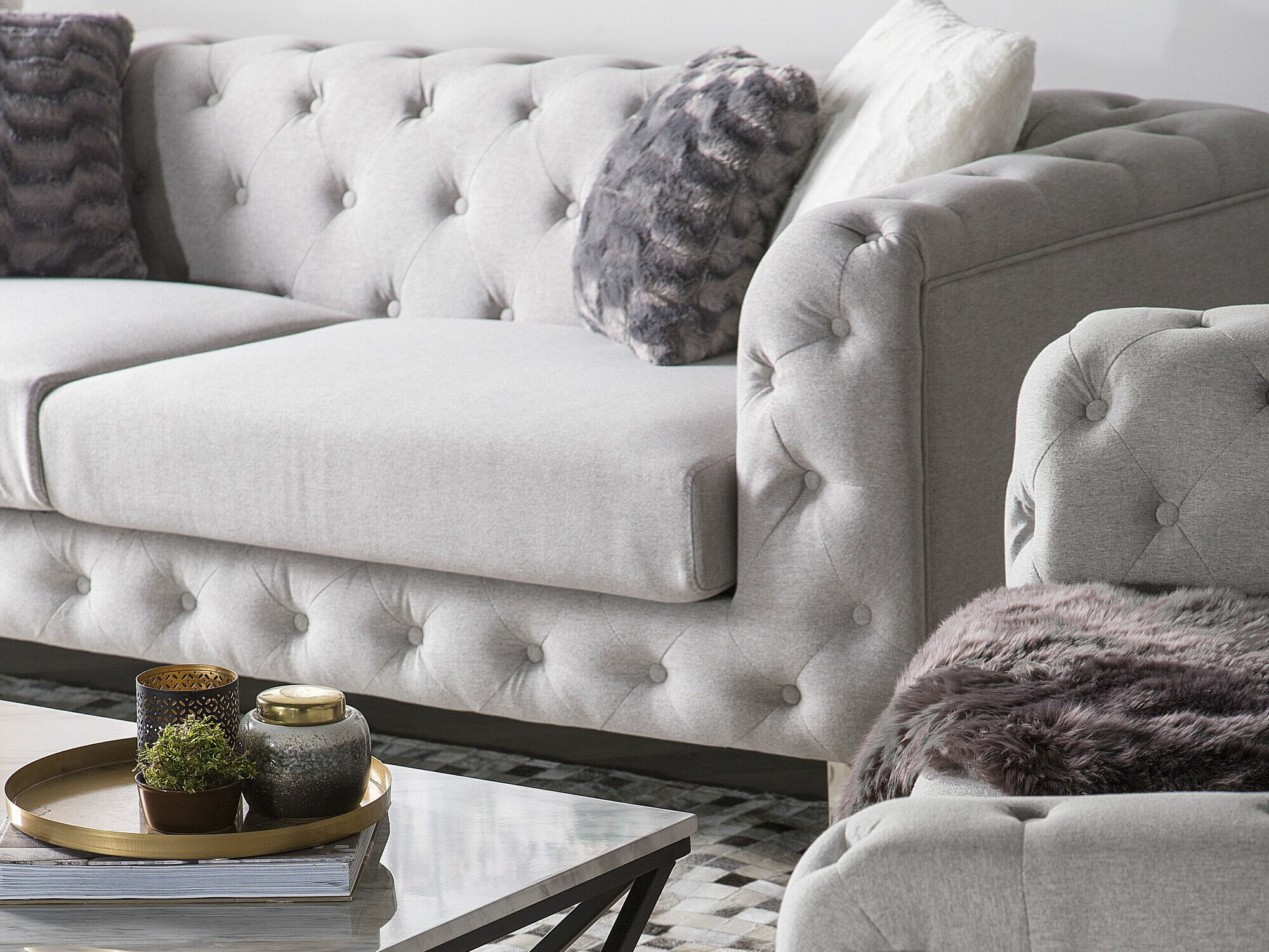 English-style sofa Berwyn 2090 (Beige)