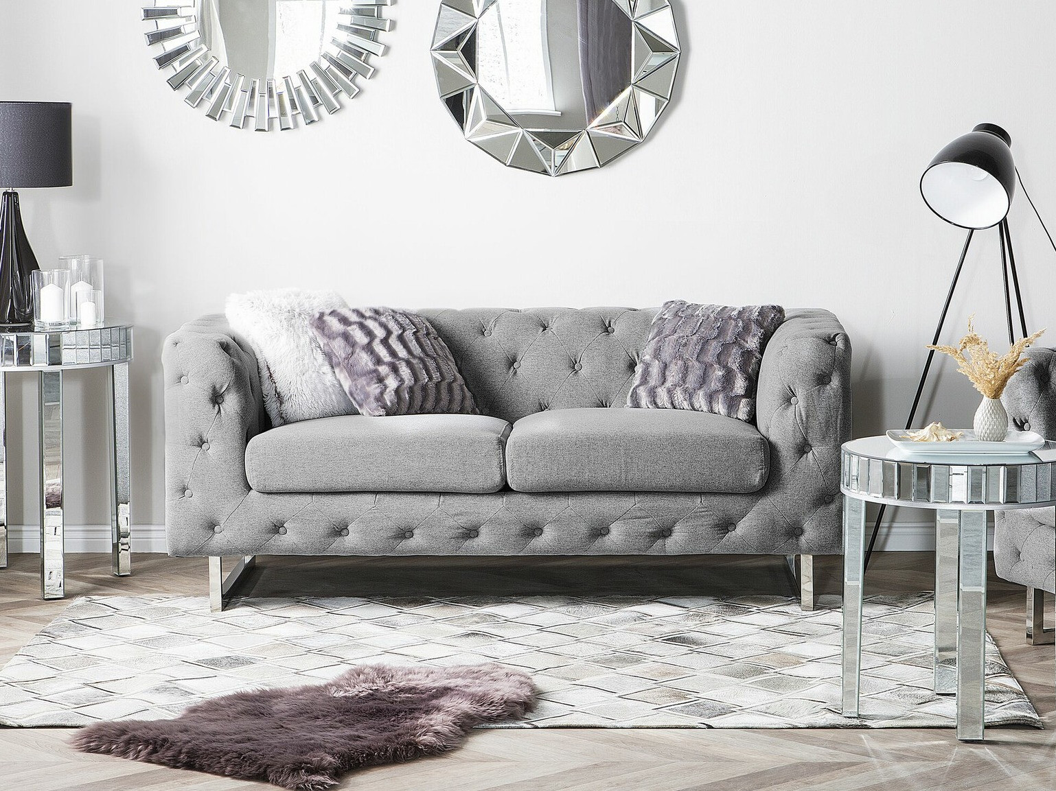 English-style sofa Berwyn 2090 (Grey)