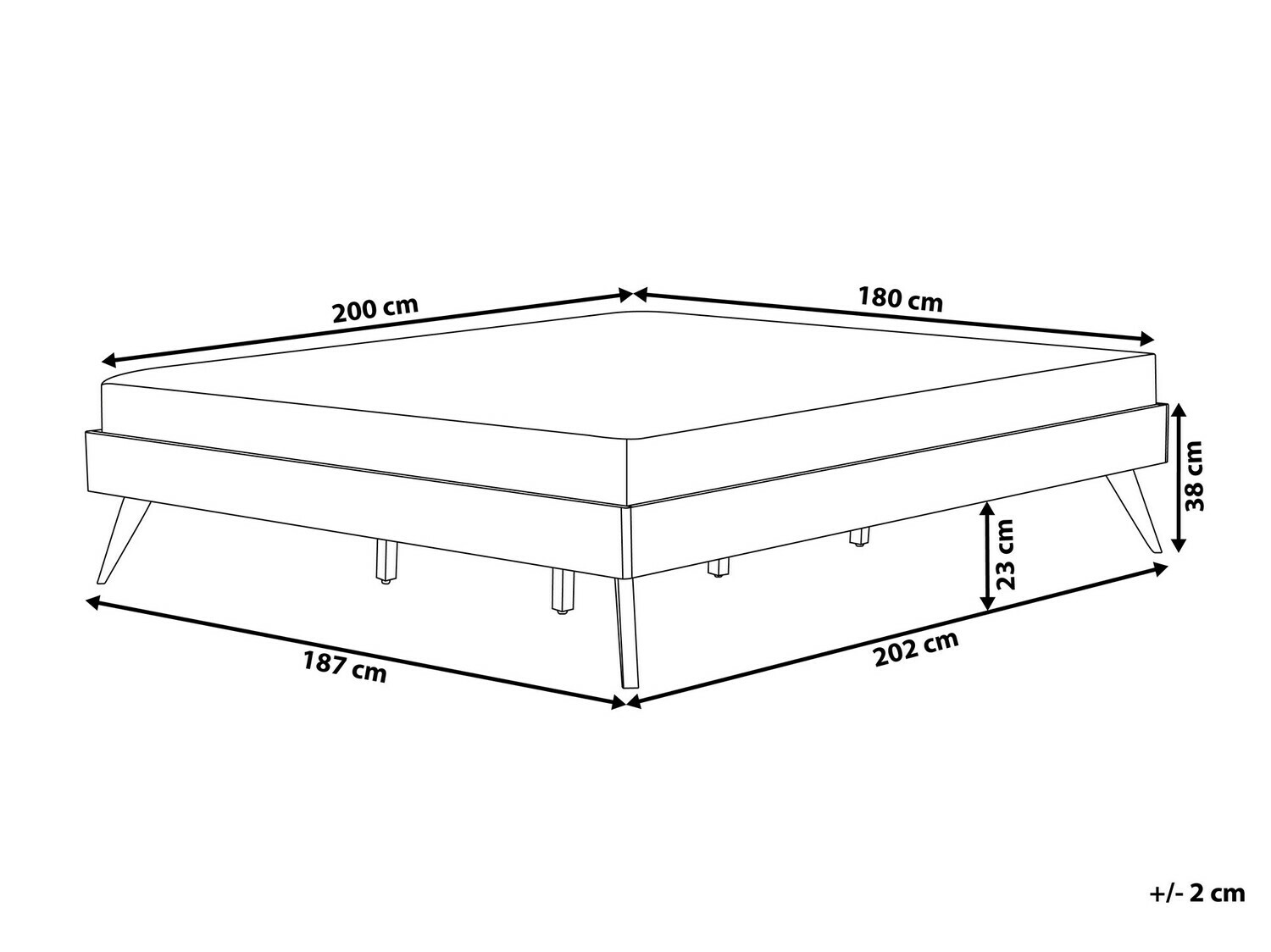 Κρεβάτι Berwyn 900 (Σκούρο ξύλο)