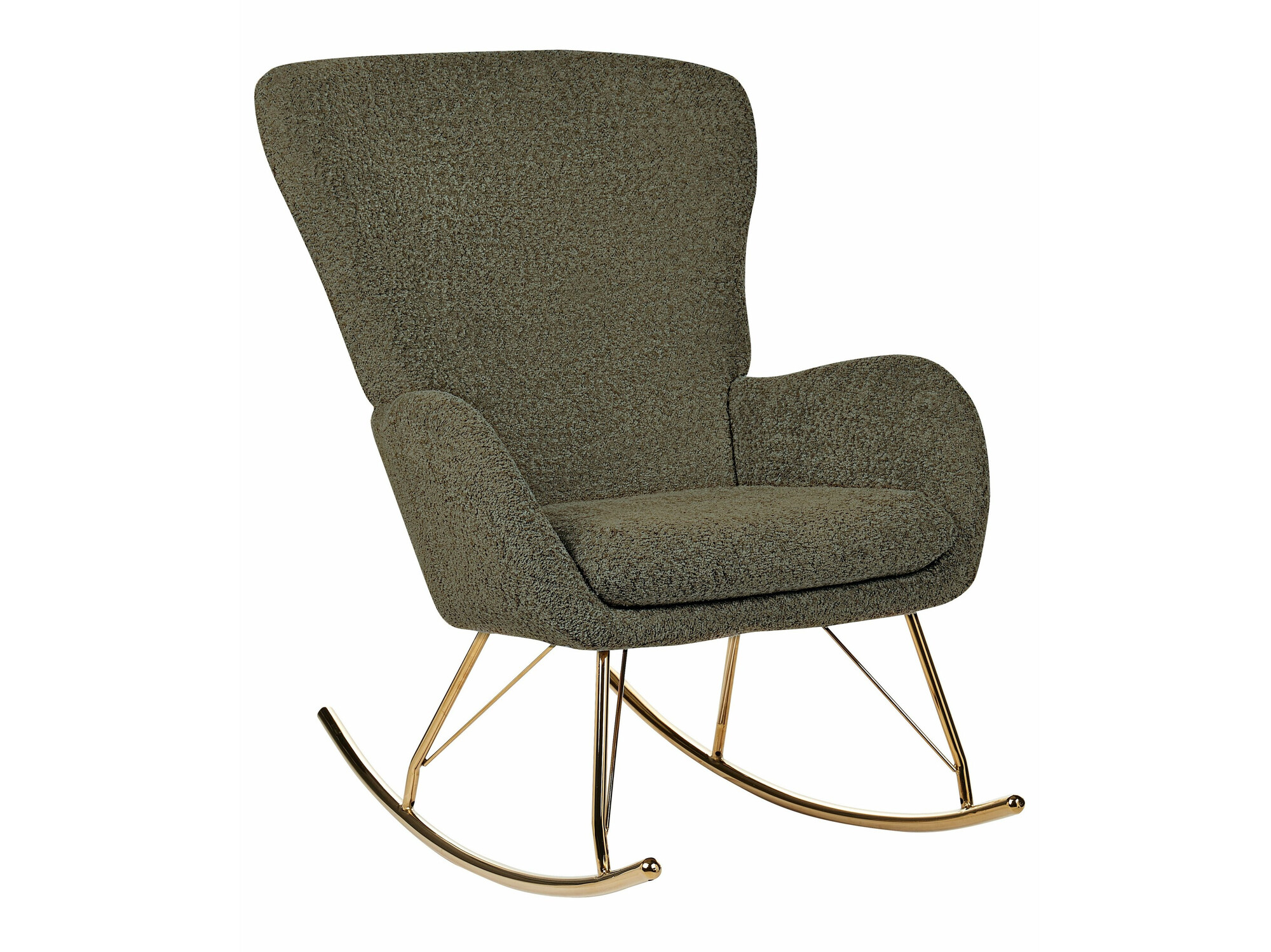 Rocking chair Berwyn 1434 (Green + Golden)