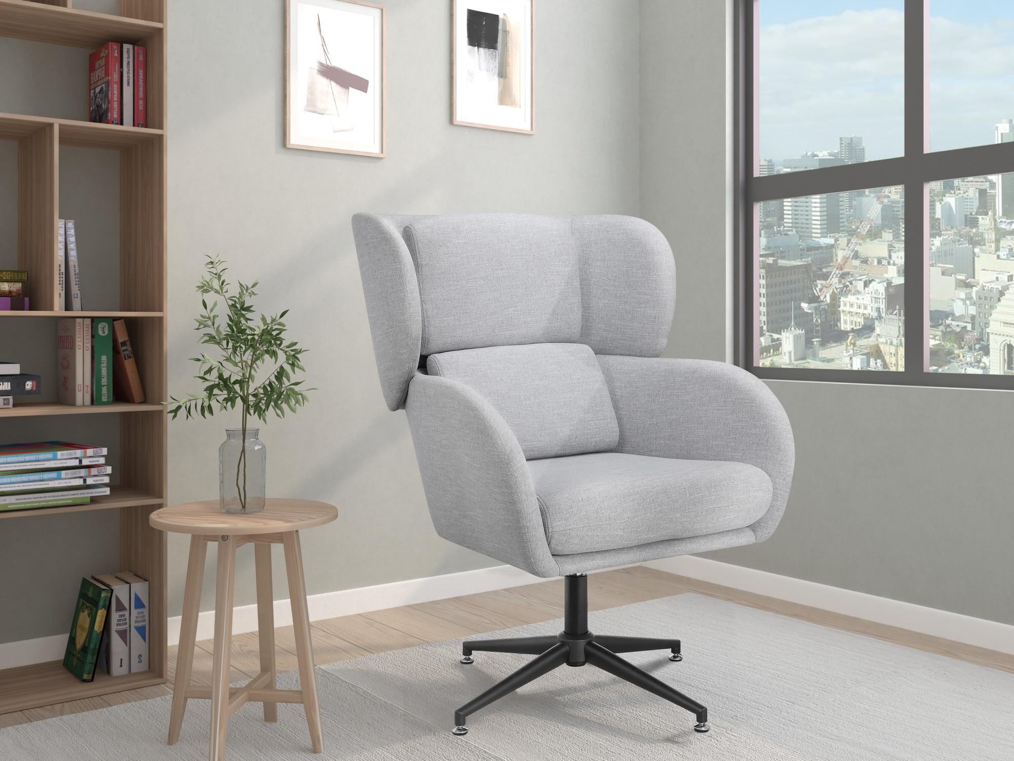 Armchair Denton 1333 (Light grey)