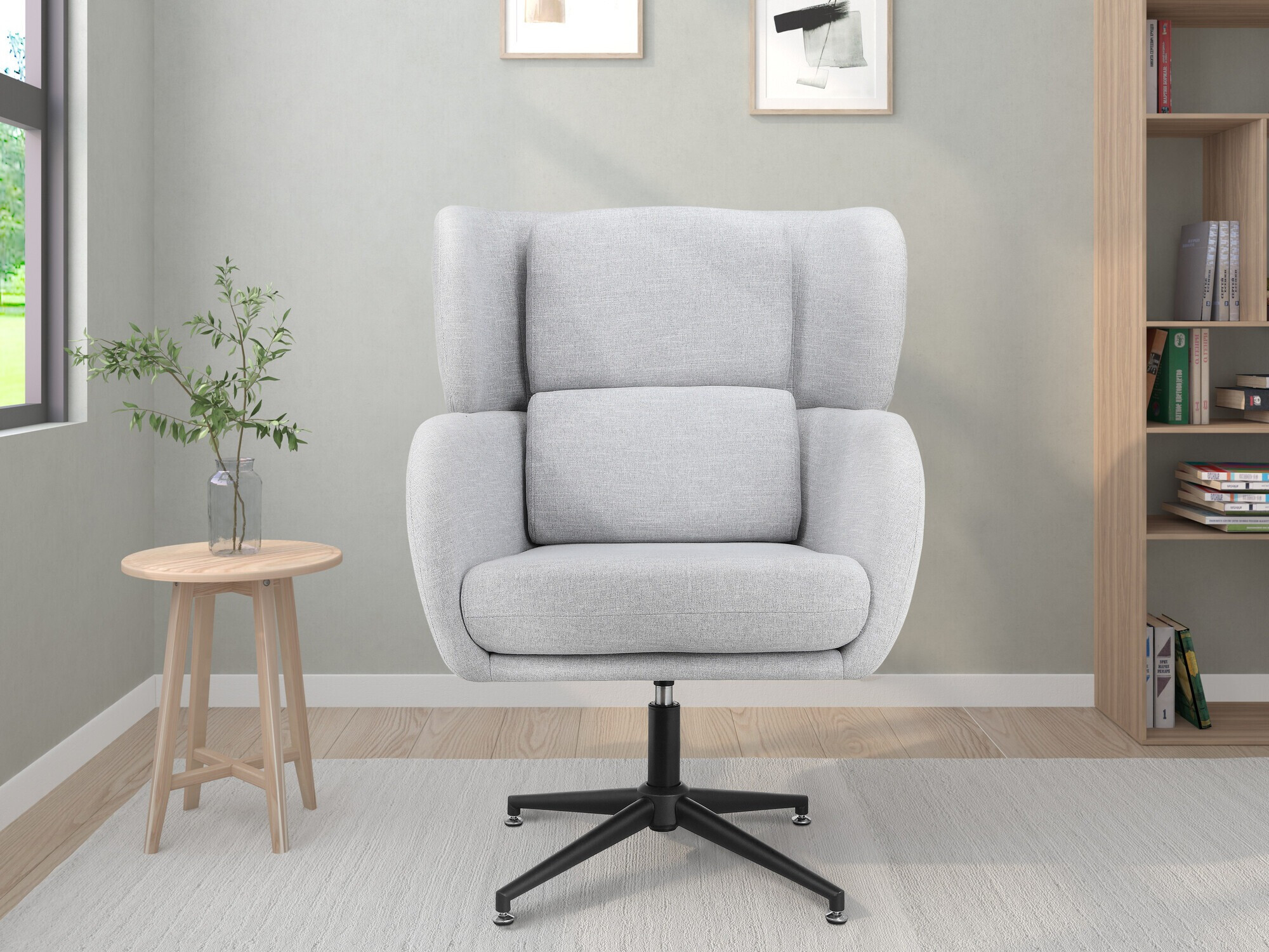 Armchair Denton 1333 (Light grey)