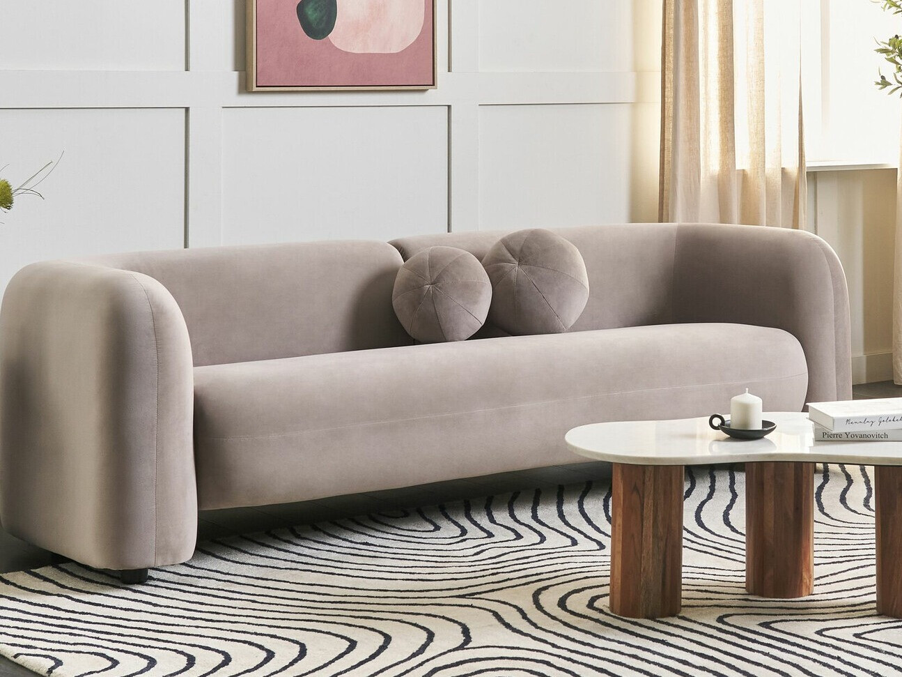 Καναπές Veselme 103 (Taupe)