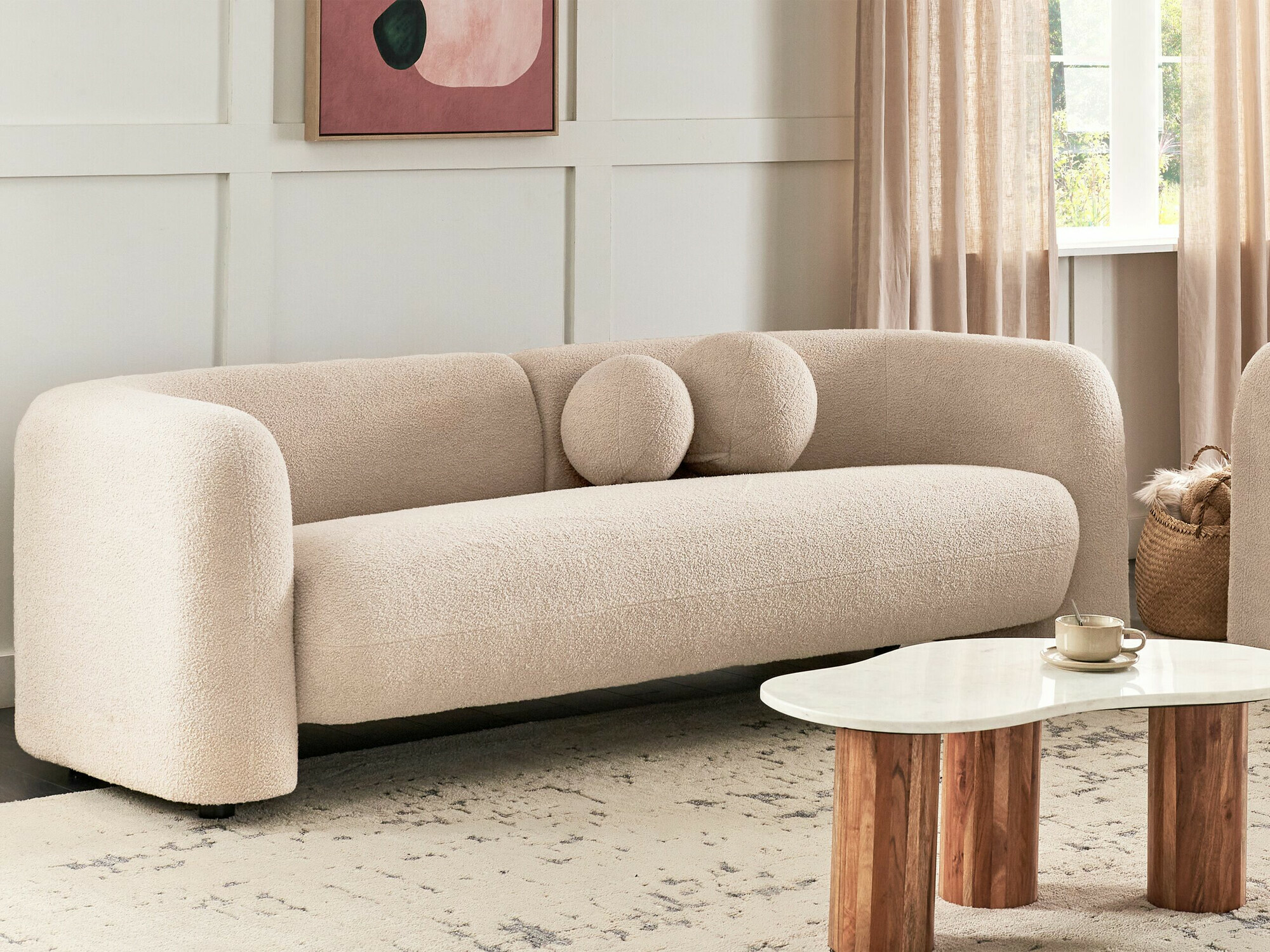 Sofa Veselme 102 (Beige)