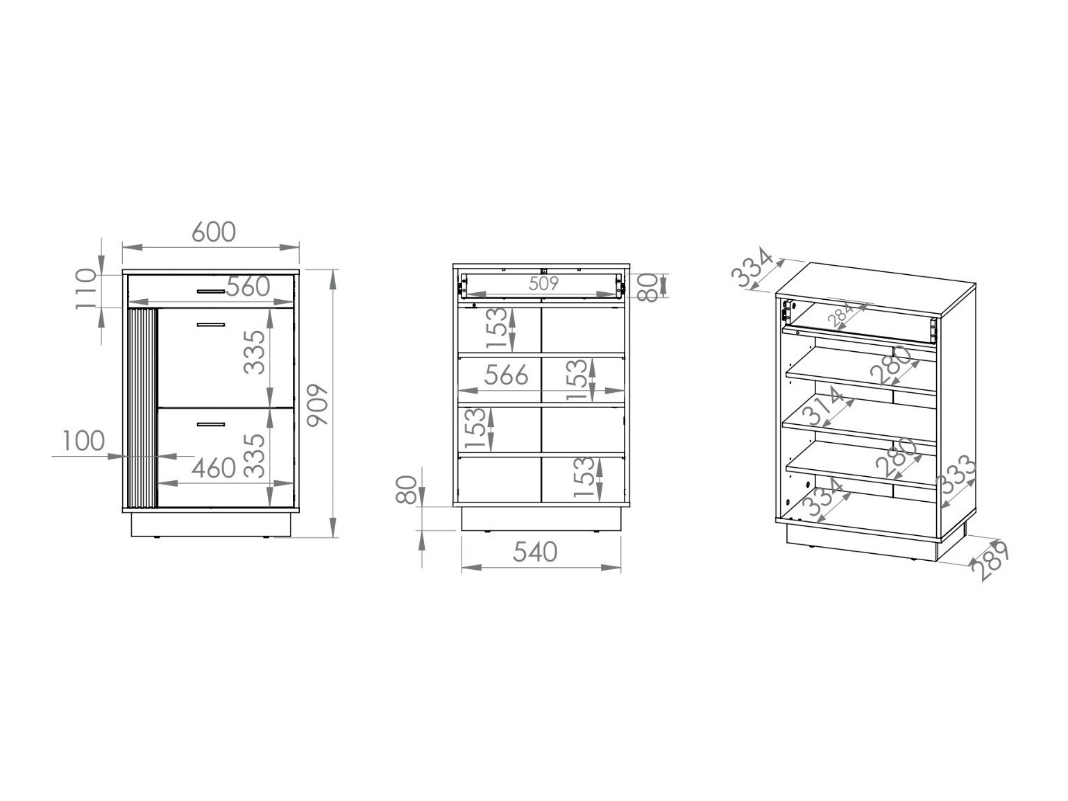 Shoe cabinet Revcire 103